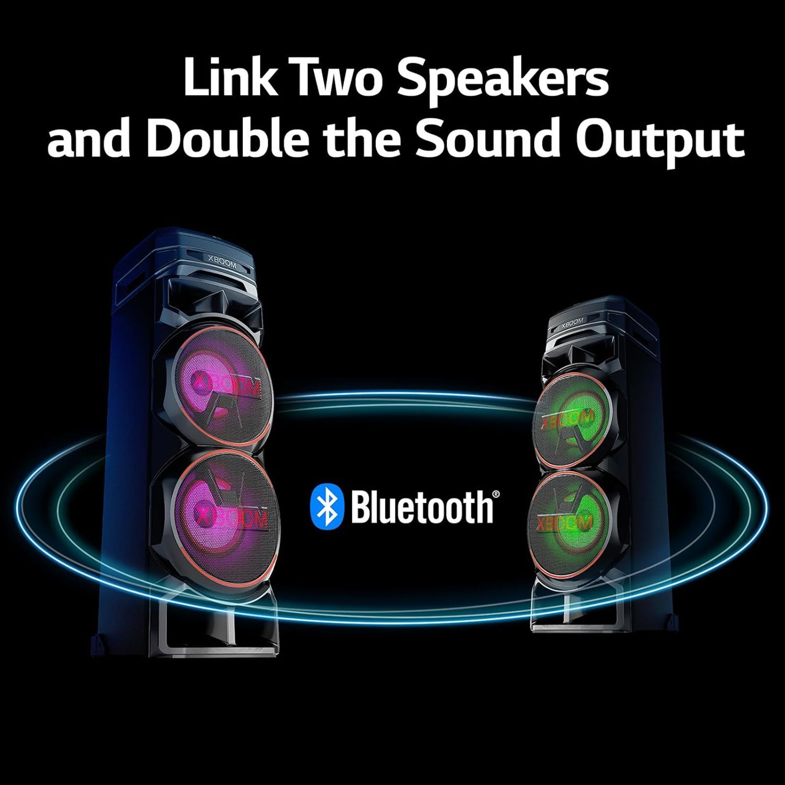 LG XBOOM RNC9 Bluetooth Party Speaker with Mic (Dolby Audio, Black) LG XBOOM RNC9 Bluetooth Party Speaker with Mic (Dolby Audio, Black)_18