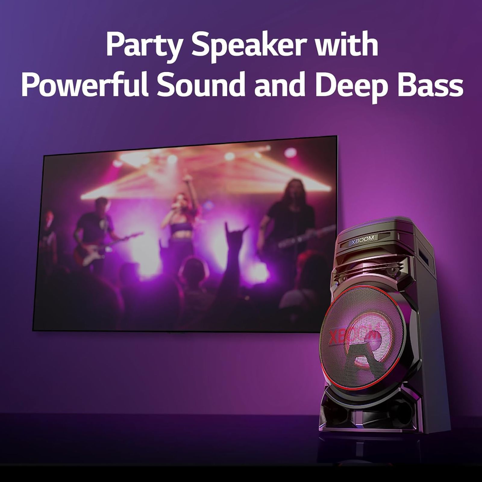 LG XBOOM RNC5 Bluetooth Party Speaker (Karaoke Supported, Black)_14