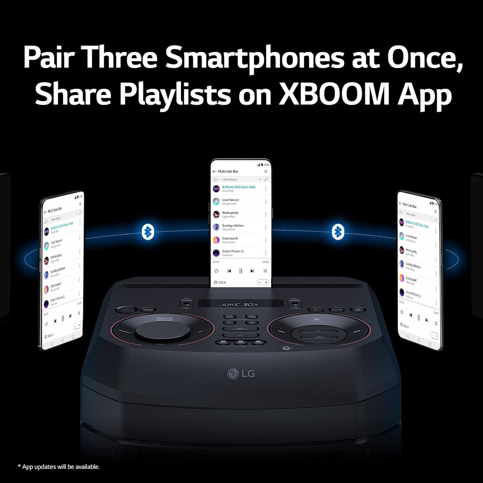 LG XBOOM RNC5 Bluetooth Party Speaker (Karaoke Supported, Black)_16