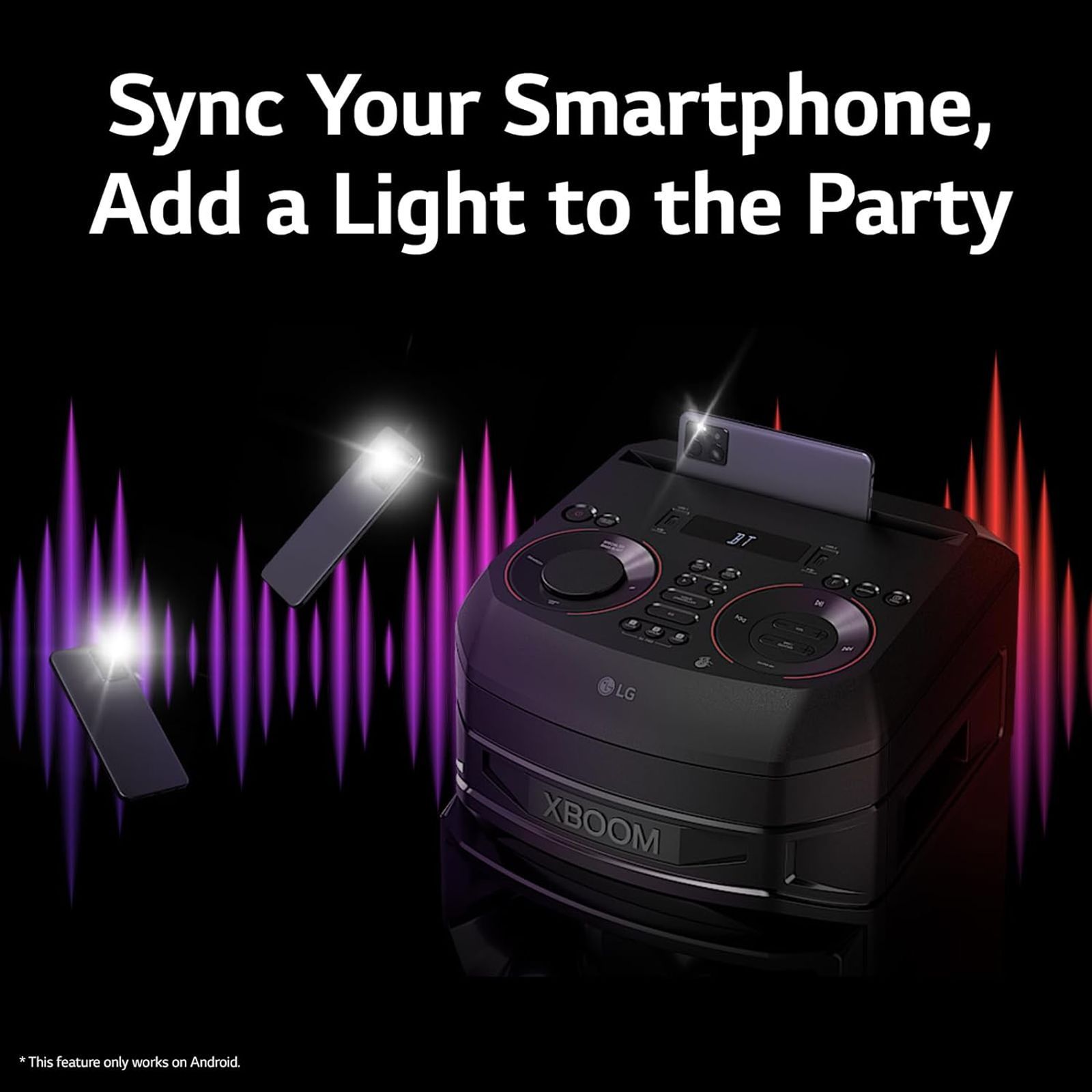 LG XBOOM RNC5 Bluetooth Party Speaker (Karaoke Supported, Black)_17