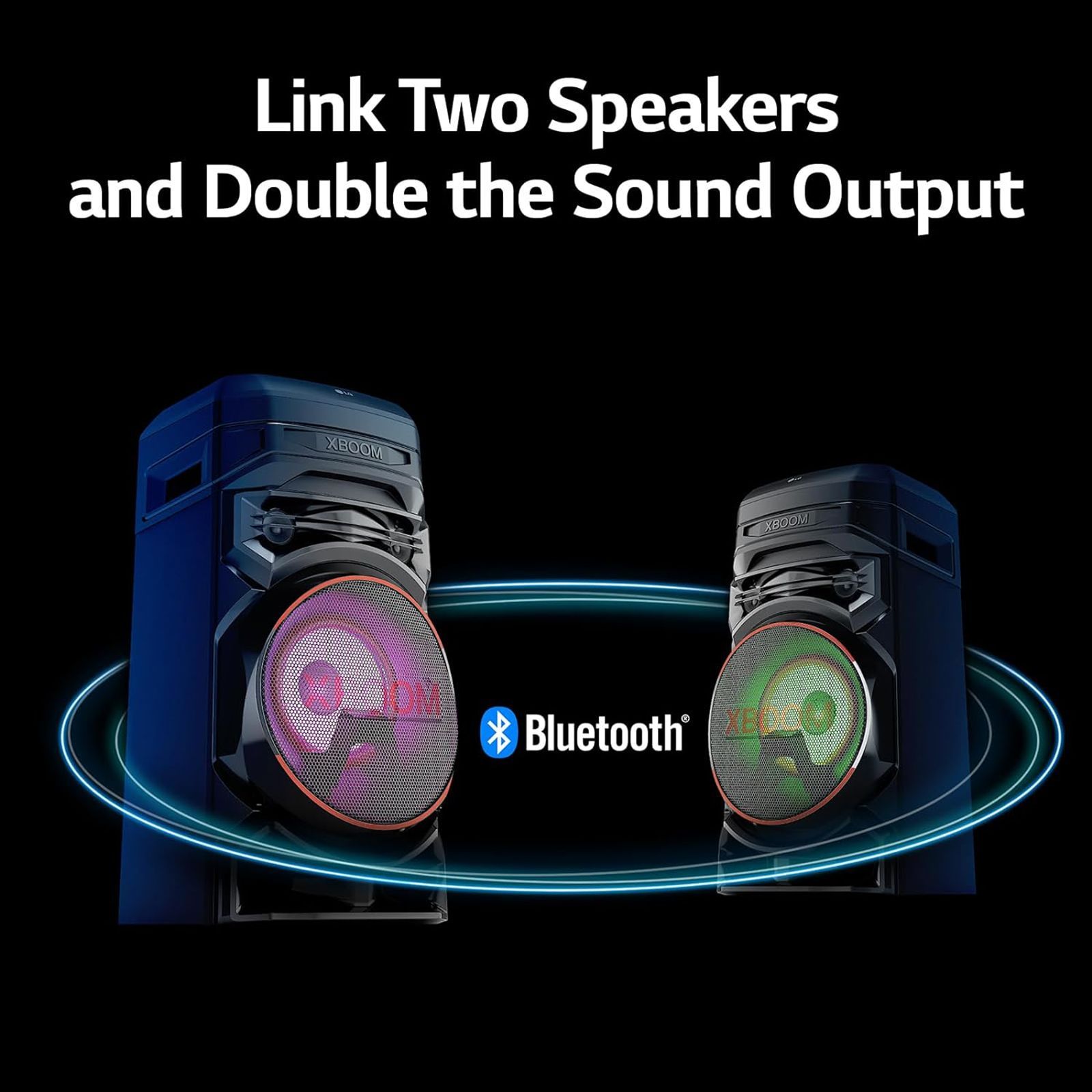 LG XBOOM RNC5 Bluetooth Party Speaker (Karaoke Supported, Black)_18