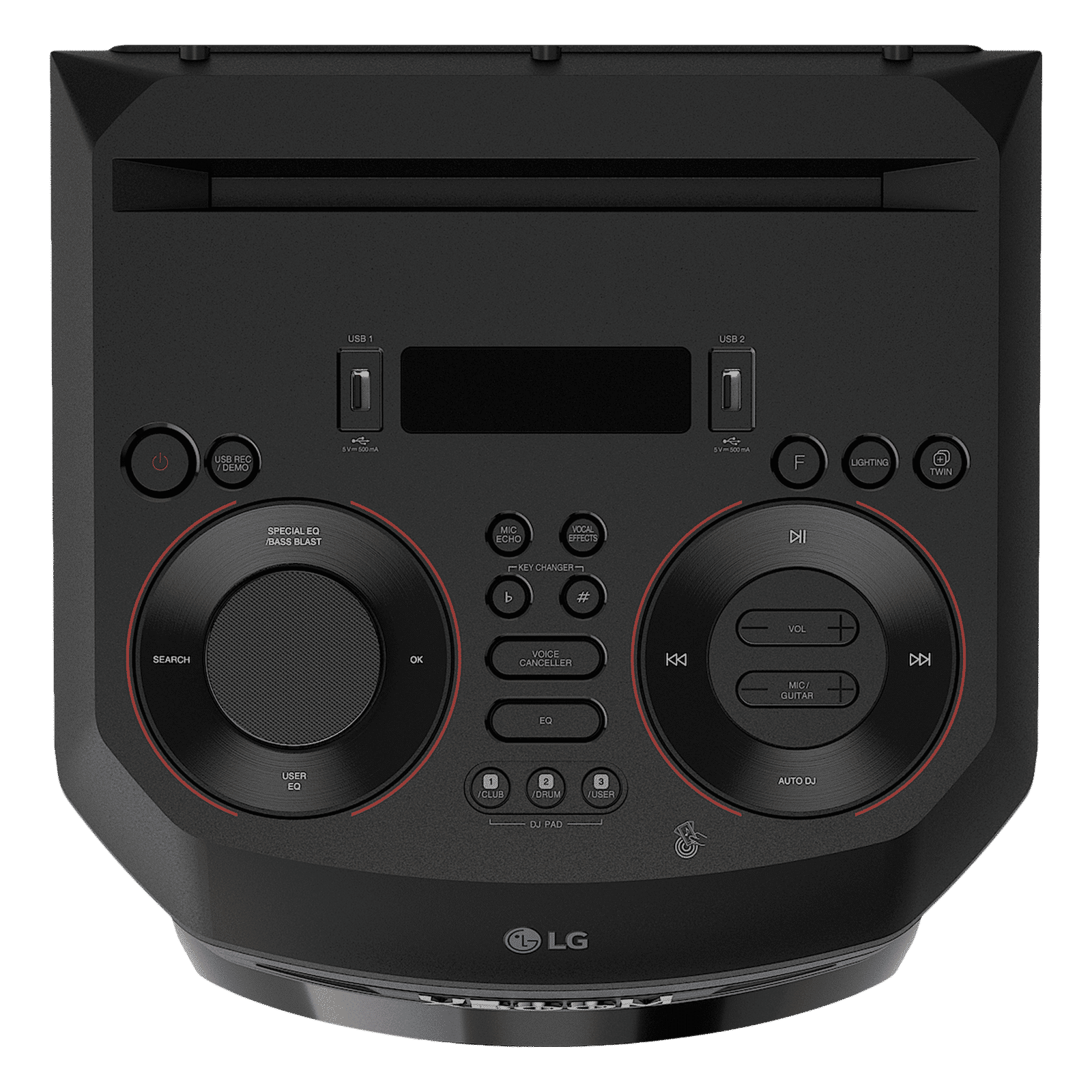 LG XBOOM RNC5 Bluetooth Party Speaker (Karaoke Supported, Black)_2