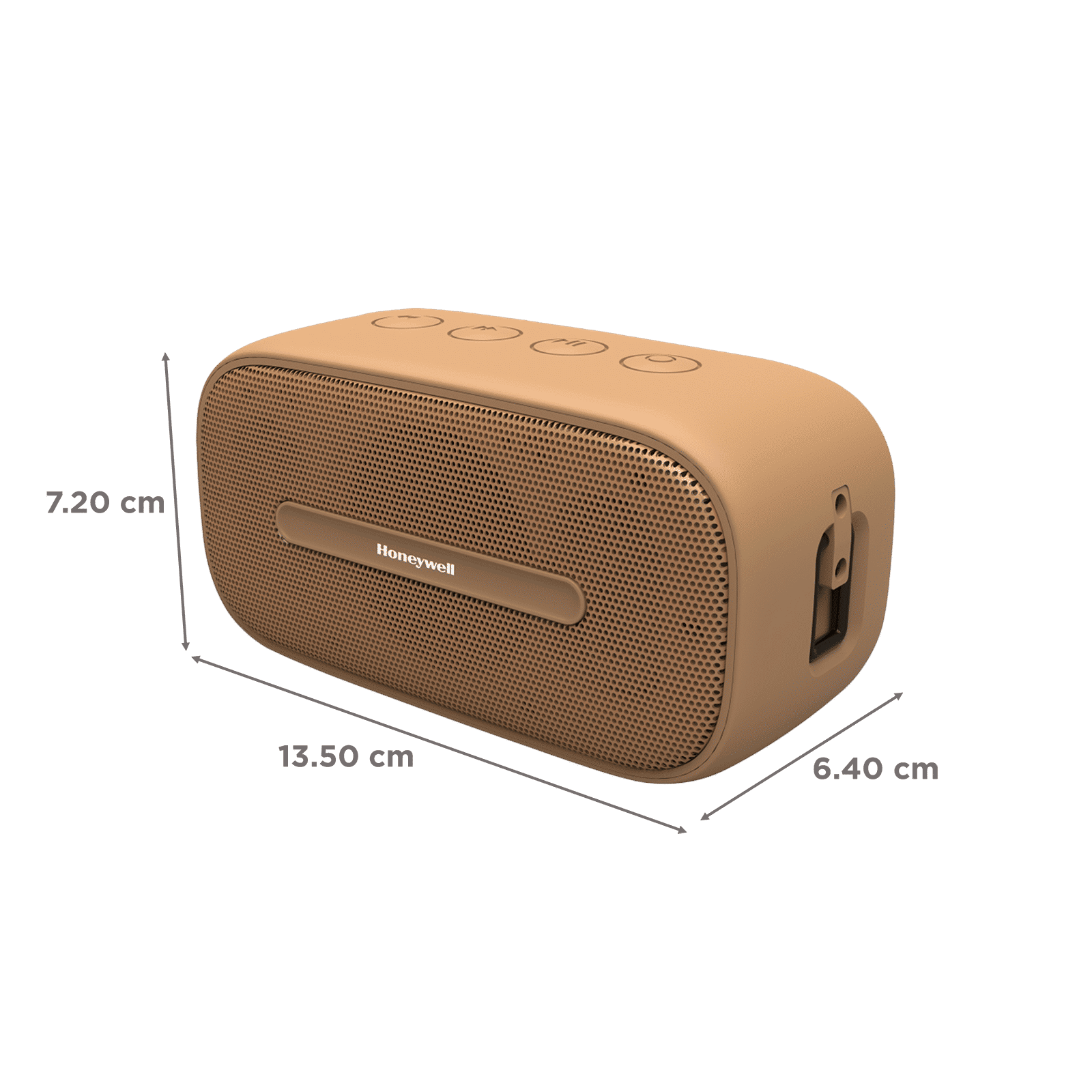 Honeywell Suono P100 5W Portable Bluetooth Speaker (IPX7 Water Proof, 52 mm Drivers, 5.0 Channel, Beige)_2