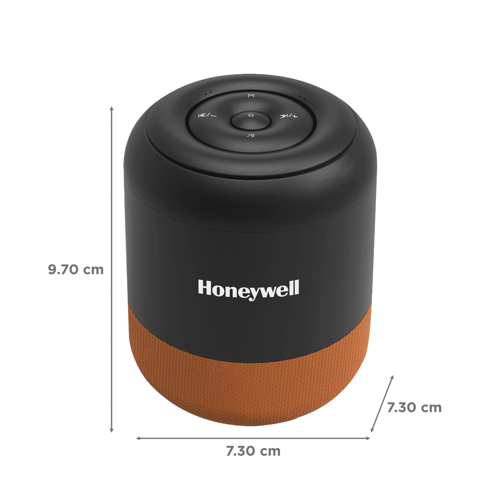 Honeywell Moxie V200 5W Portable Bluetooth Speaker (IPX4 Water Resistant, Stereo Sound, 2.1 Channel, Orange)_2