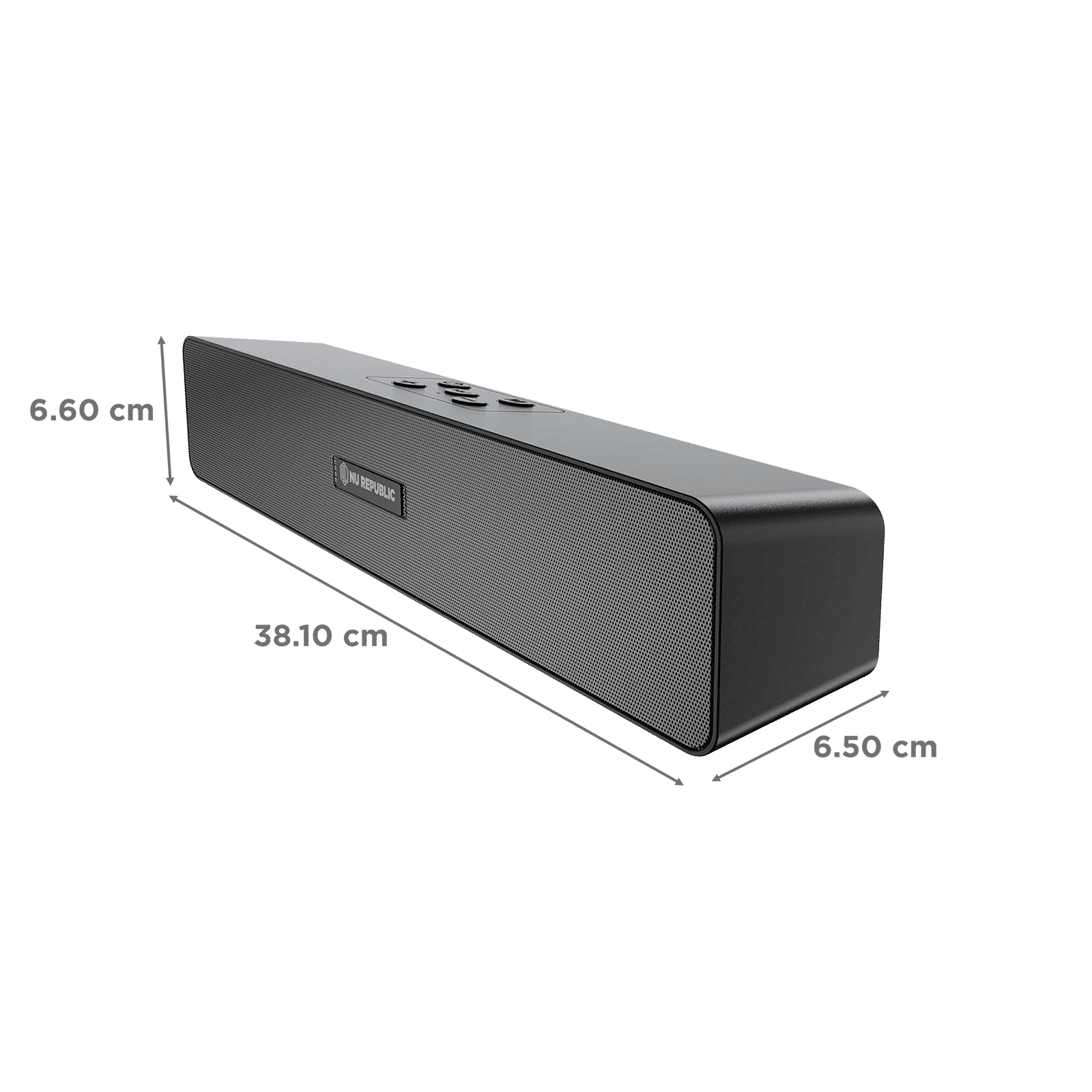 Nu Republic Soundbar 20 20W Bluetooth Soundbar (Bass Boost, Black) Nu Republic Soundbar 20 20W Bluetooth Soundbar (Bass Boost, Black)_3
