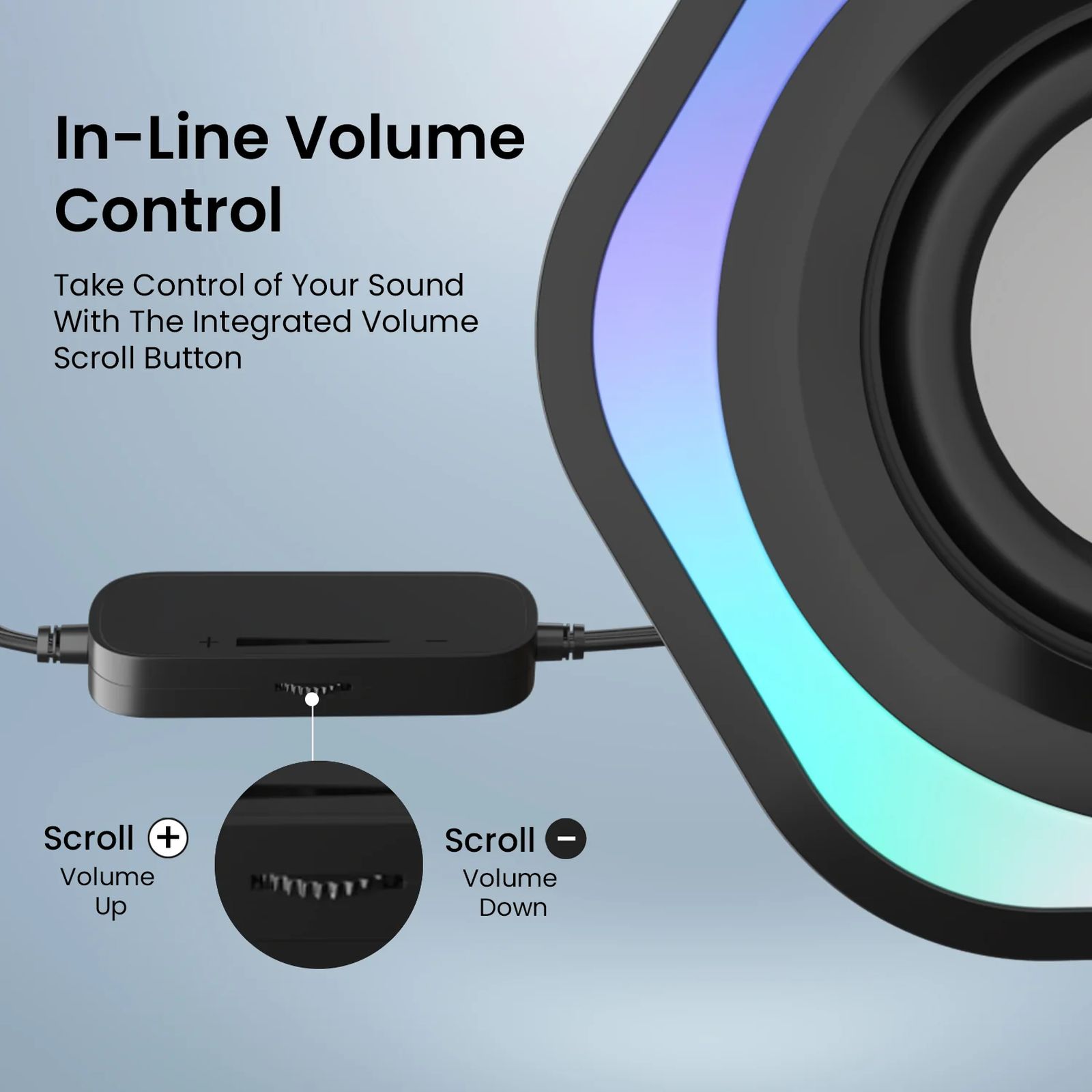 PORTRONICS In Tune 4 6W Multimedia Speaker (45mm Driver, 2.0 Channel, Black)_6