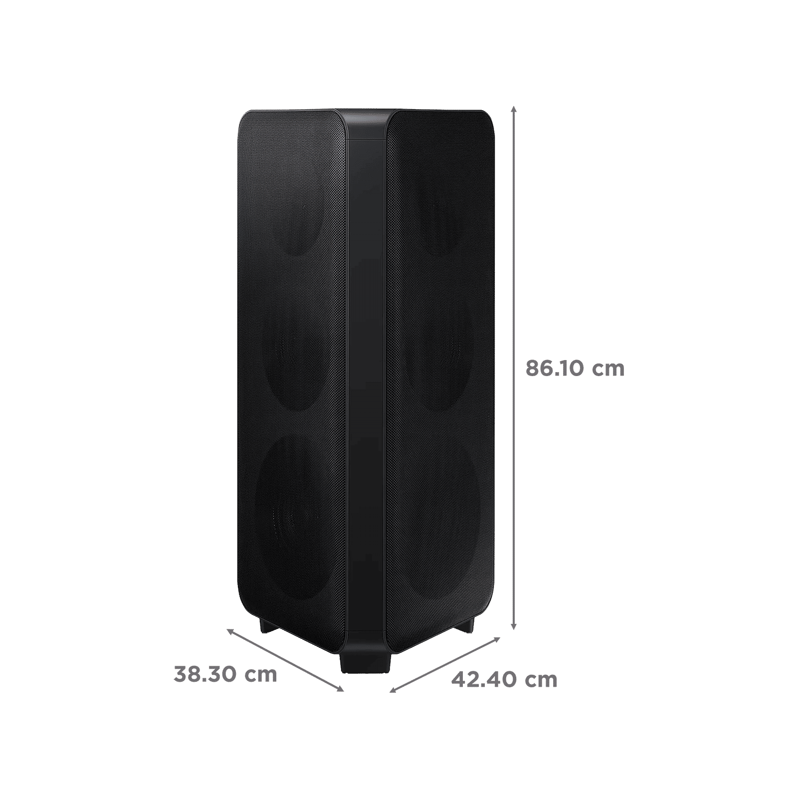 SAMSUNG ST90B 1700W Bluetooth Party Speaker (Built in Wheels, 2.0 Channel, Black)_2