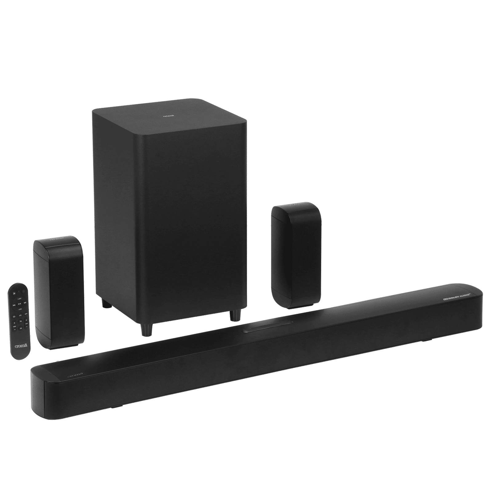 Croma 400W Bluetooth Soundbar with Remote (Dolby Audio, 5.1 Channel, Black) Croma 400W Bluetooth Soundbar with Remote (Dolby Audio, 5.1 Channel, Black)_1