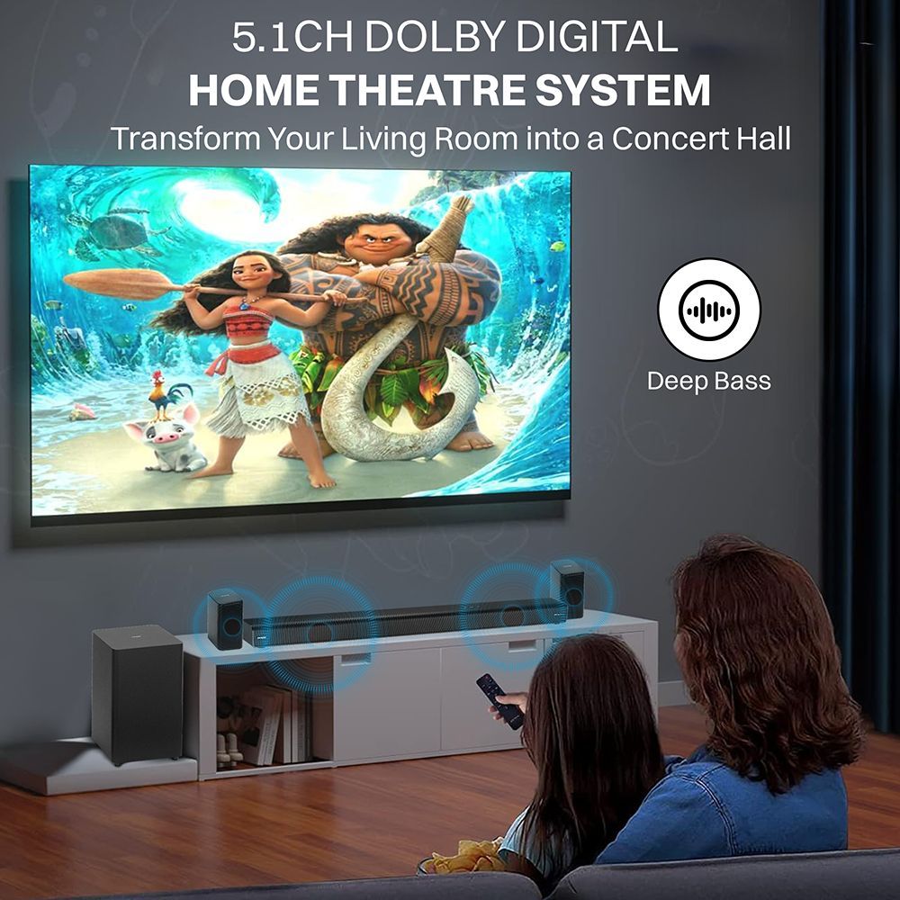 Croma 400W Bluetooth Soundbar with Remote (Dolby Audio, 5.1 Channel, Black) Croma 400W Bluetooth Soundbar with Remote (Dolby Audio, 5.1 Channel, Black)_16