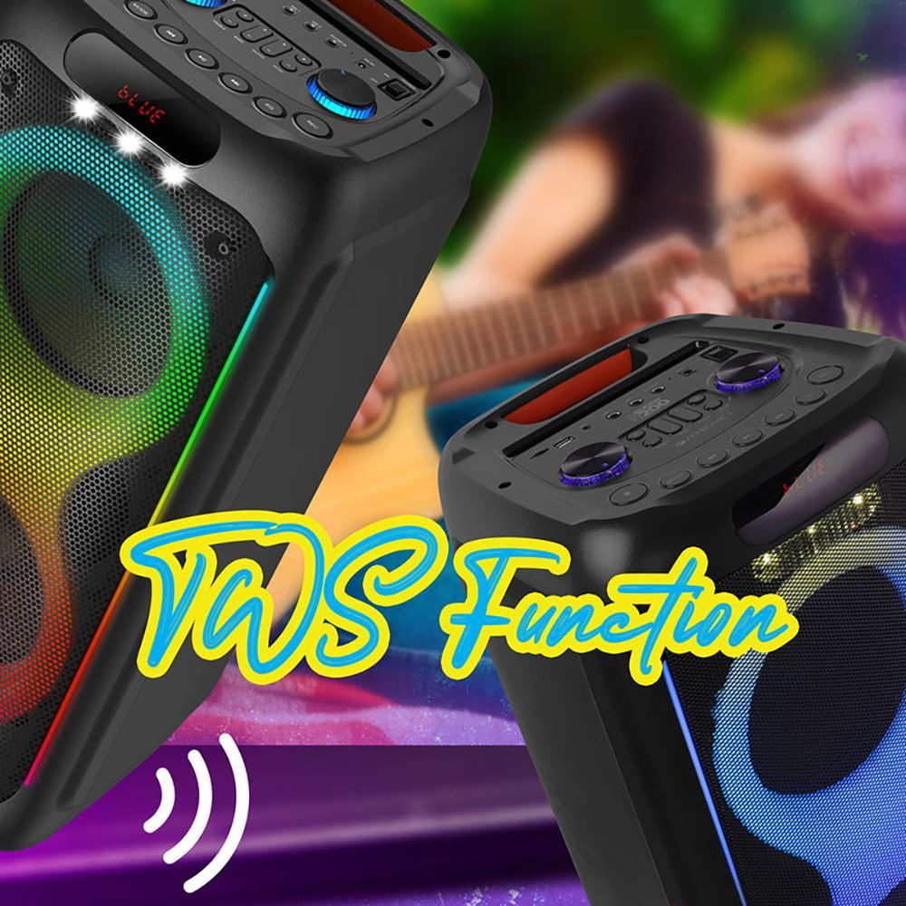 ZEBRONICS Zeb-Buddy 200 100W Bluetooth Party Speaker with Mic (7 Hours Playtime, Mono Channel, Black)_11