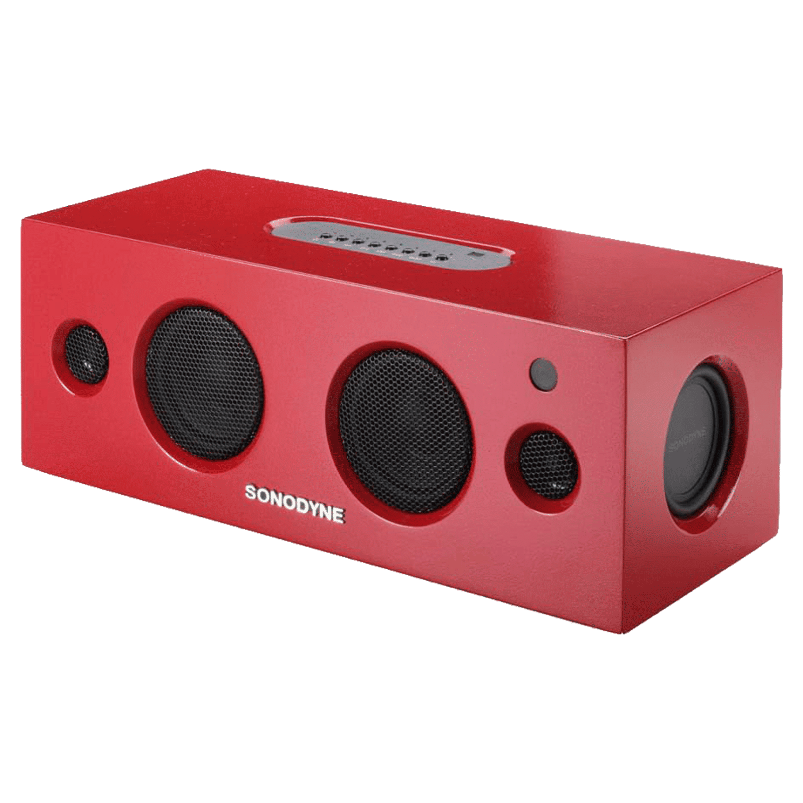 Sonodyne Alaap II 80W Bluetooth Speaker (Class D Amplifiers, Stereo Chanel, Red)_8