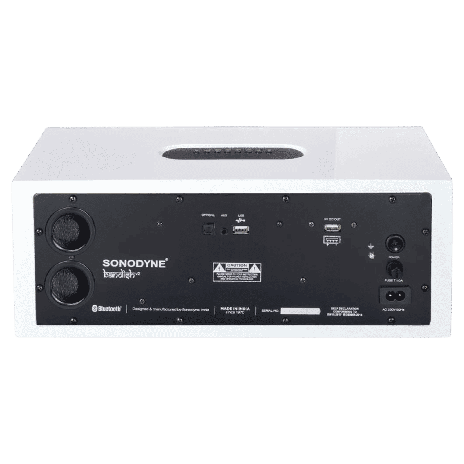 Sonodyne Bandish II 120W Bluetooth Speaker (Class D Amplifiers, Stereo Chanel, White) Sonodyne Bandish II 120W Bluetooth Speaker (Class D Amplifiers, Stereo Chanel, White)_5