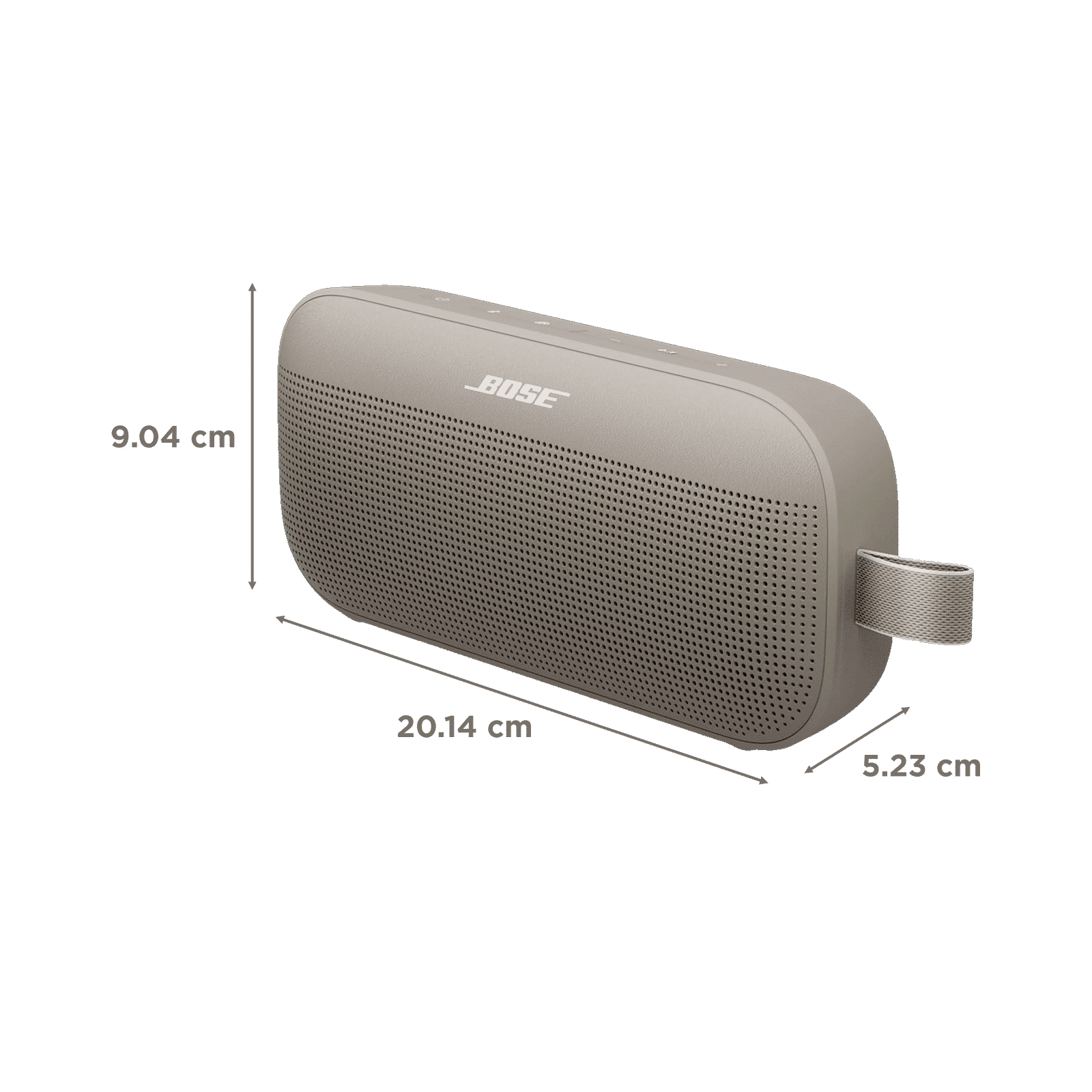 BOSE SoundLink Flex (2nd Gen) Portable Bluetooth Speaker (IP67 Water Resistant, PositionIQ Technology, Stereo Channel, Sandstone)_3