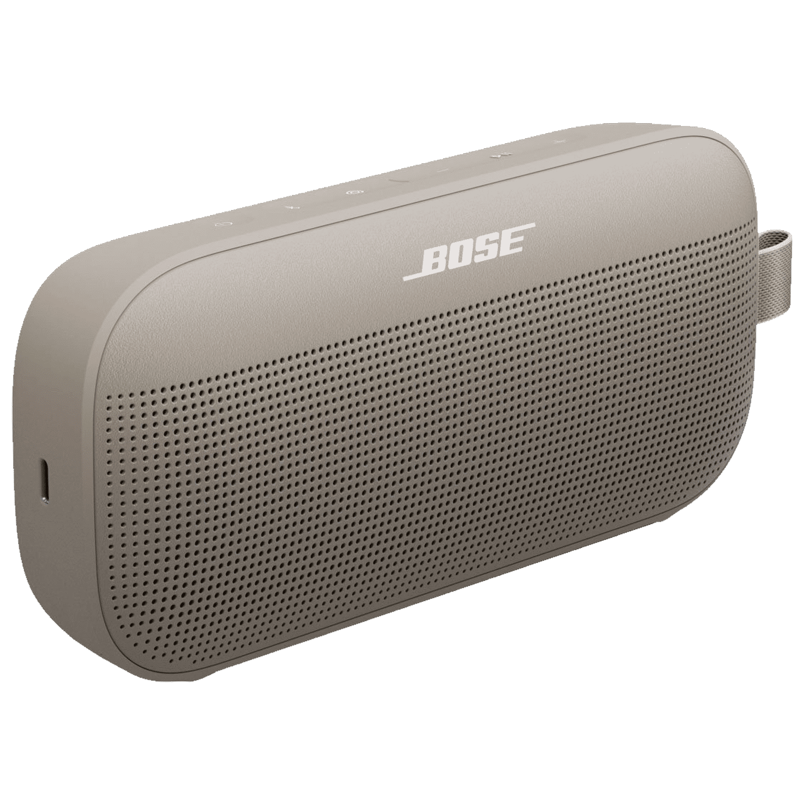 BOSE SoundLink Flex (2nd Gen) Portable Bluetooth Speaker (IP67 Water Resistant, PositionIQ Technology, Stereo Channel, Sandstone)_4