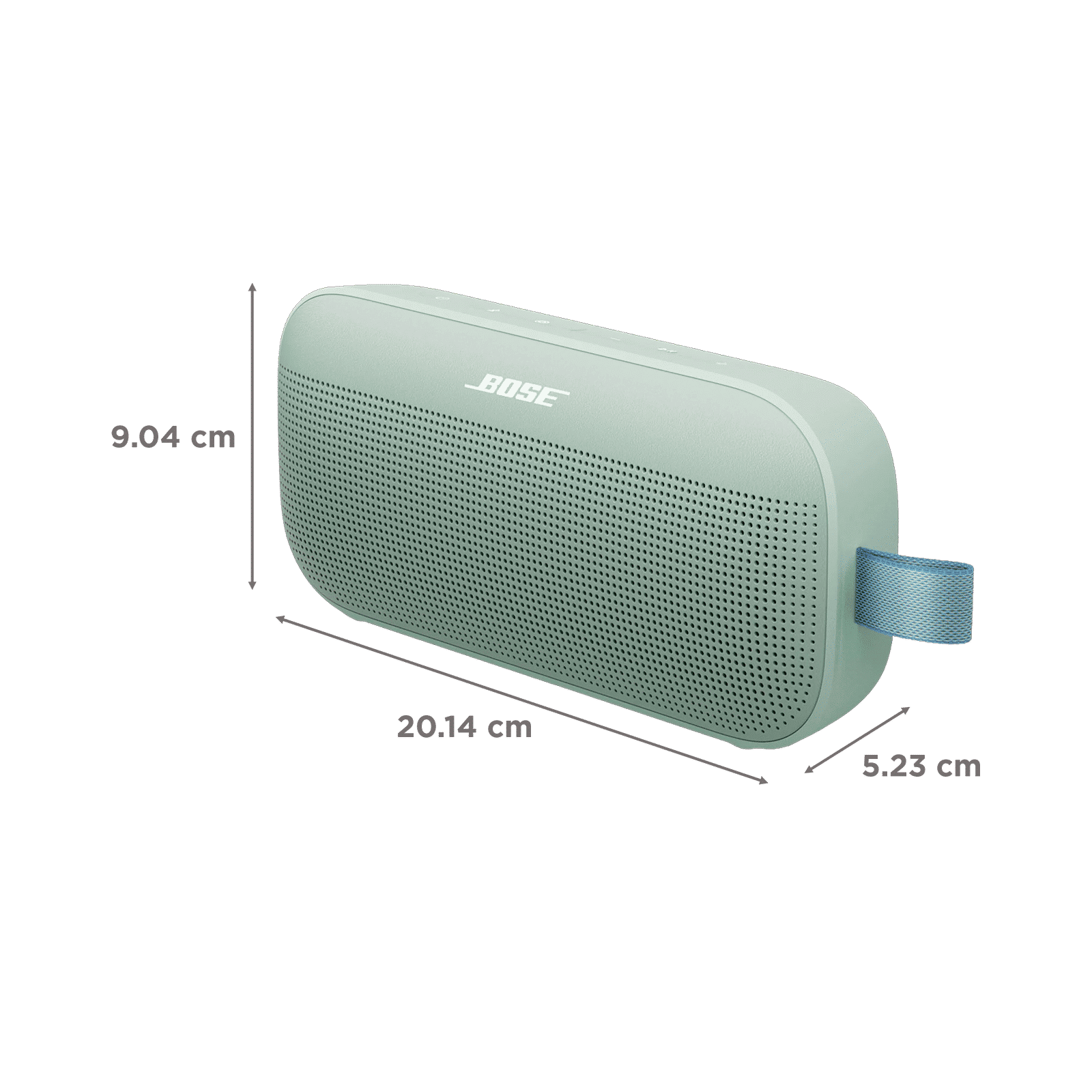 BOSE SoundLink Flex (2nd Gen) Portable Bluetooth Speaker (IP67 Water Resistant, PositionIQ Technology, Stereo Channel, Alpine Sage)_3