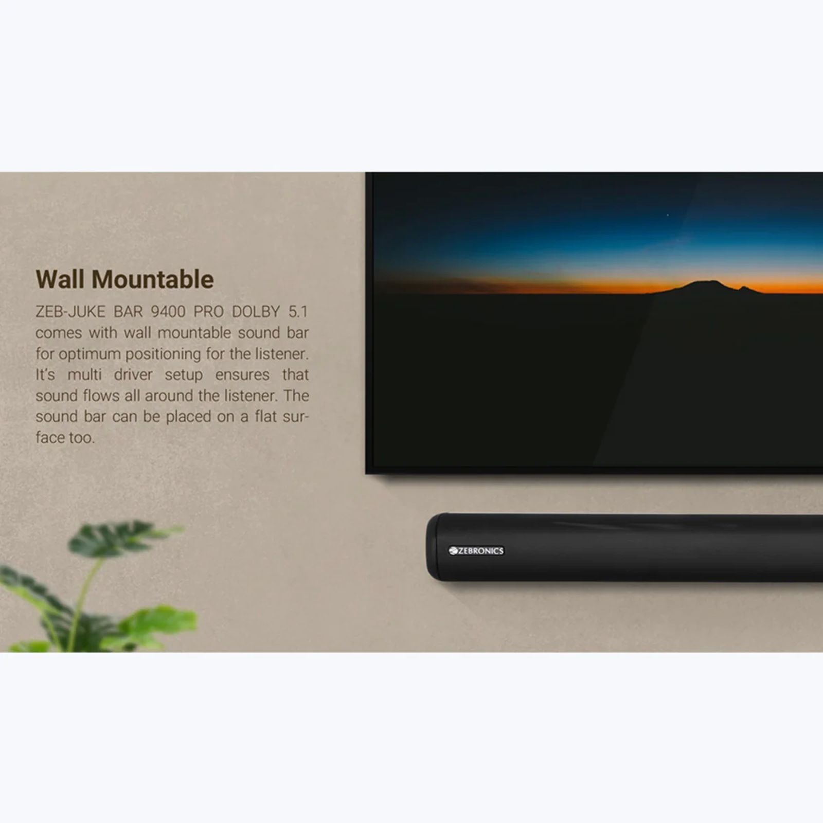 ZEBRONICS Zeb Juke Bar 9400 Pro 525W Bluetooth Soundbar with Remote (Dolby Digital Plus, 5.1 Channel, Black)_6