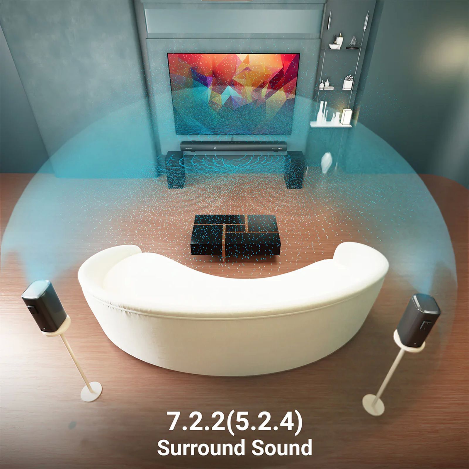 ZEBRONICS Zeb Juke bar 9900 725W Bluetooth Soundbar with Remote (Dolby Atmos, 5.2.4 Channel, Black)_6