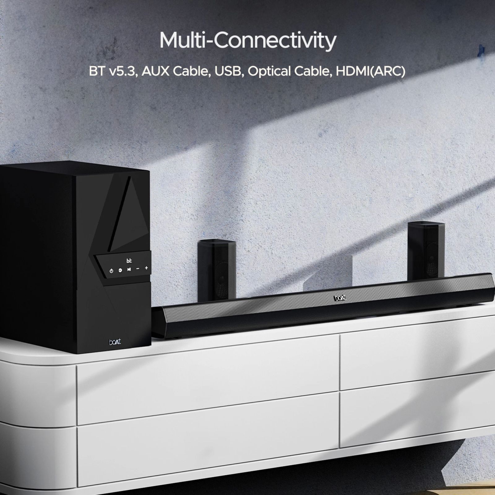 boAt Aavante Bar 3500 500W Bluetooth Soundbar with Remote (Surround Sound, 5.1 Channel, Premium Black)_8