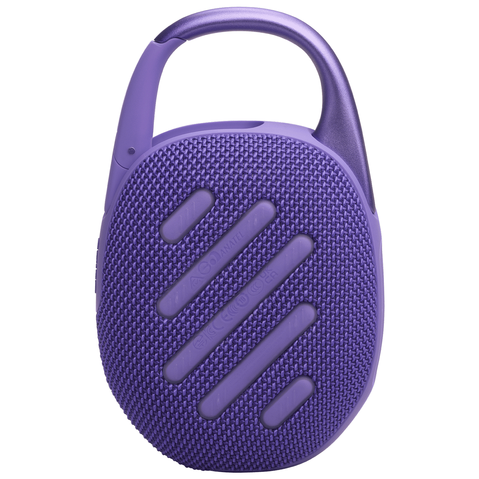 JBL Clip 5 7W Portable Bluetooth Speaker (IP67 Water Proof, Supports Auracast, Purple)_4