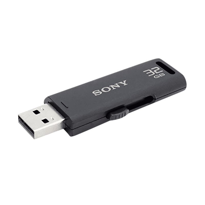 Sony 32GB USB 2.0 Flash Drive (USM32GR/BC, Black)_3
