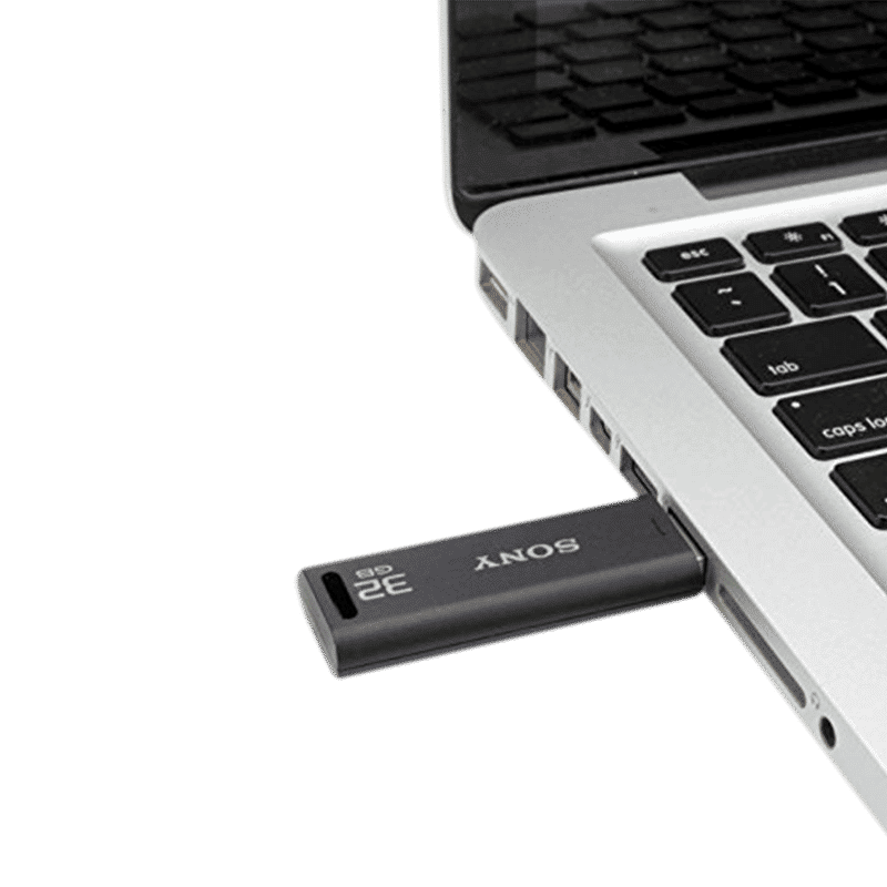 Sony 32GB USB 2.0 Flash Drive (USM32GR/BC, Black)_4