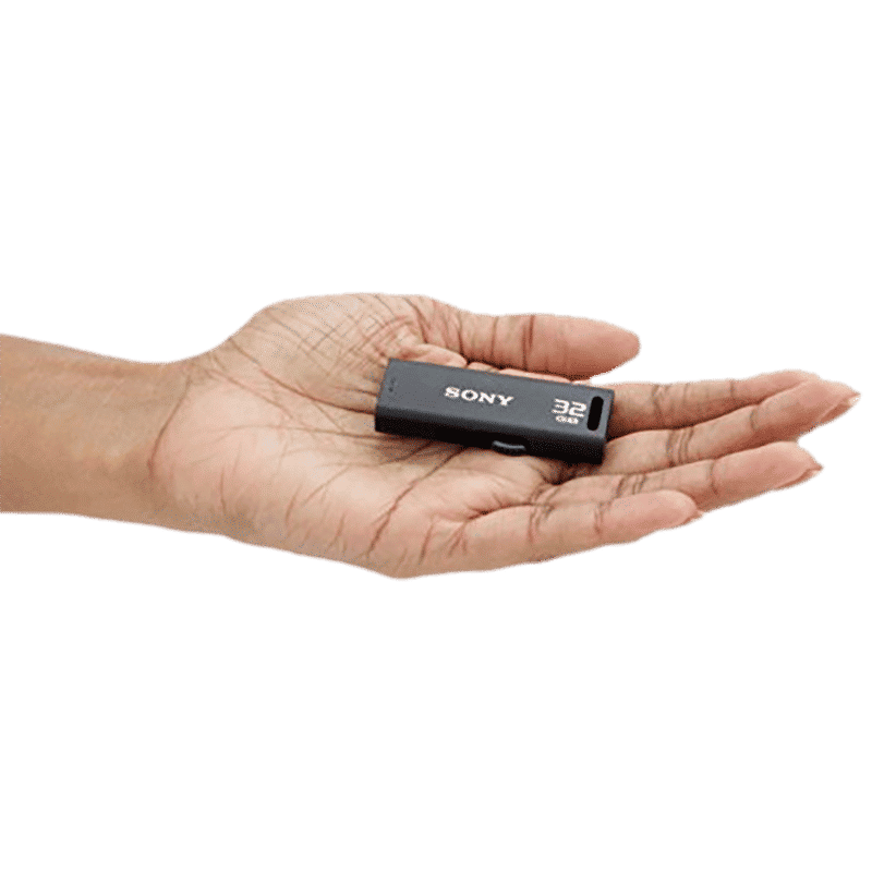 Sony 32GB USB 2.0 Flash Drive (USM32GR/BC, Black)_6