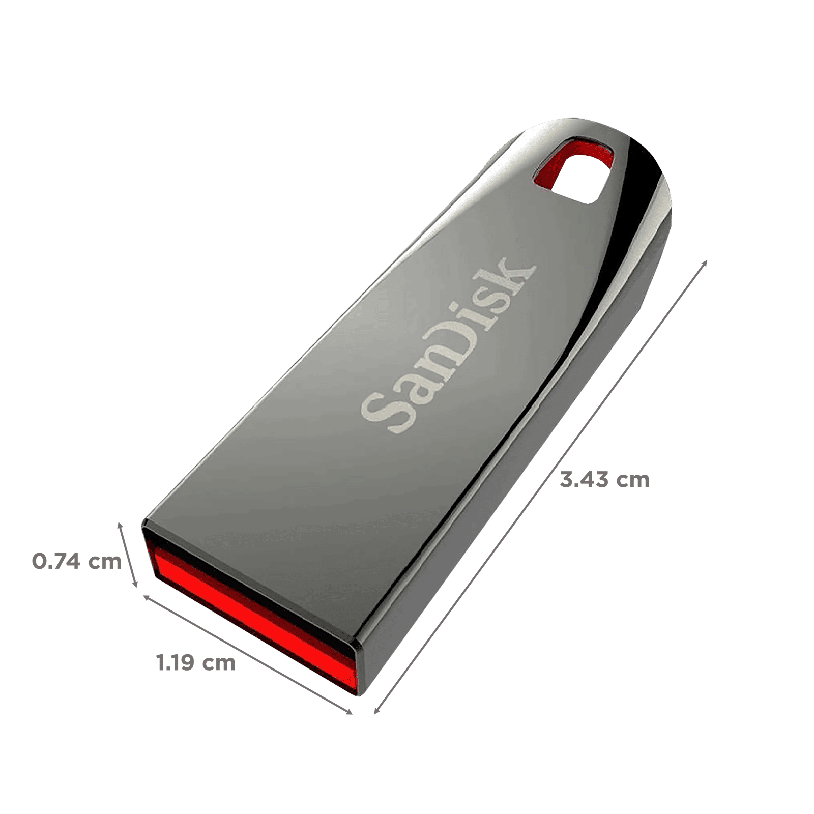 Sandisk Cruzer Force 16GB USB 2.0 Flash Drive (SDCZ71016G-B35-I3, Silver)_2