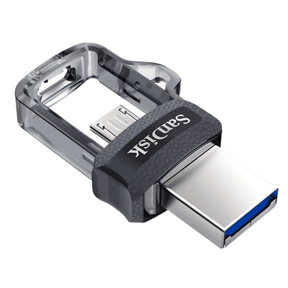 SanDisk Ultra Dual Drive m3.0 64GB Micro USB, USB (3.0) OTG Pen Drive (Retractable Design, Black & Gray) SanDisk Ultra Dual Drive m3.0 64GB Micro USB, USB (3.0) OTG Pen Drive (Retractable Design, Black & Gray)_6