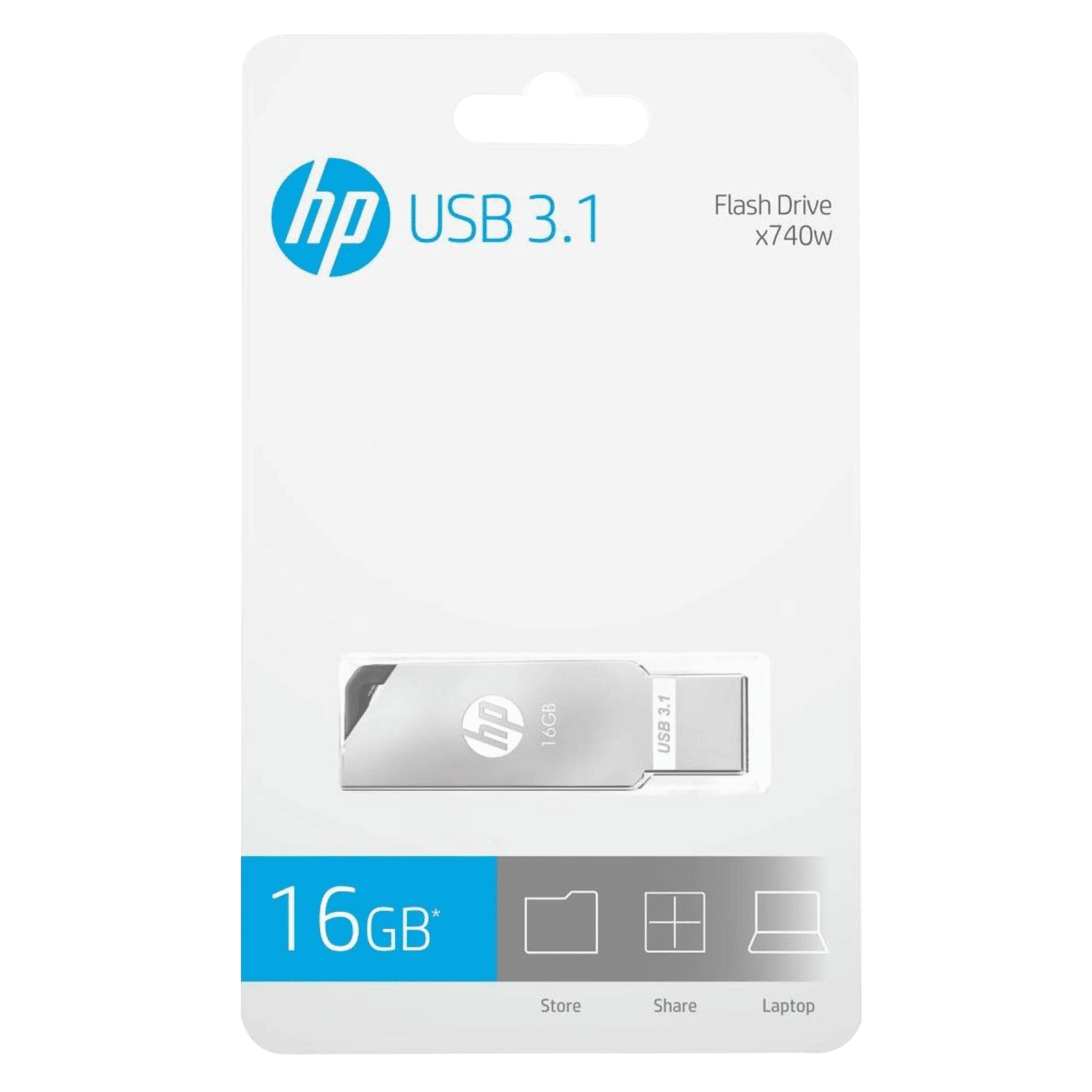 HP x740w 16GB USB (3.0) Pen Drive (Unique Body and Ultimate Companion, Silver)_8
