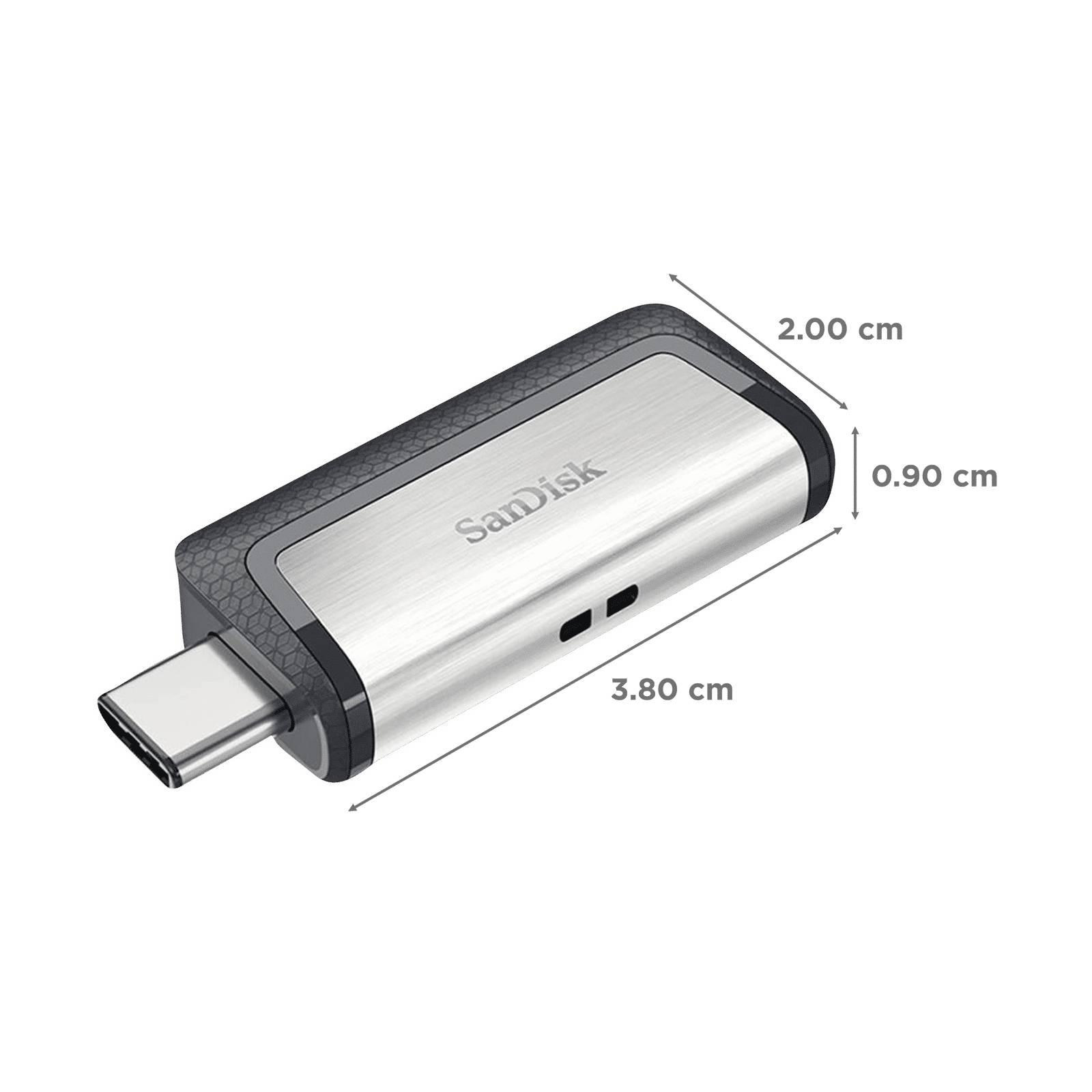 SanDisk Ultra 128 GB USB 3.1 (Type-C) OTG Drive (SDDDC2-128G-I35, Silver/Black)_2