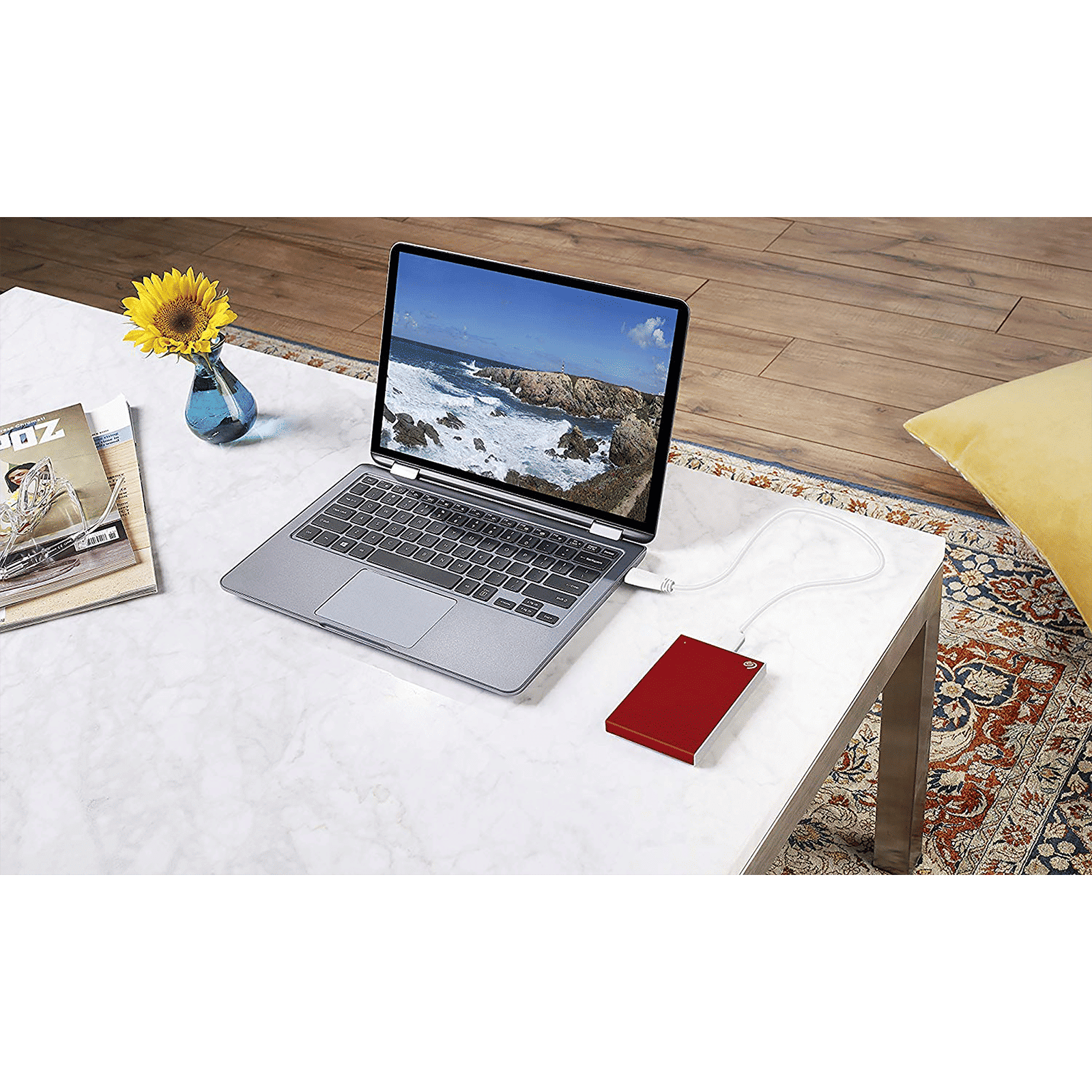 SEAGATE Backup Plus Slim Portable 2TB USB 3.0 Hard Disk Drive (3-Year Rescue Data Recovery, STHN2000403, Red) SEAGATE Backup Plus Slim Portable 2TB USB 3.0 Hard Disk Drive (3-Year Rescue Data Recovery, STHN2000403, Red)_8