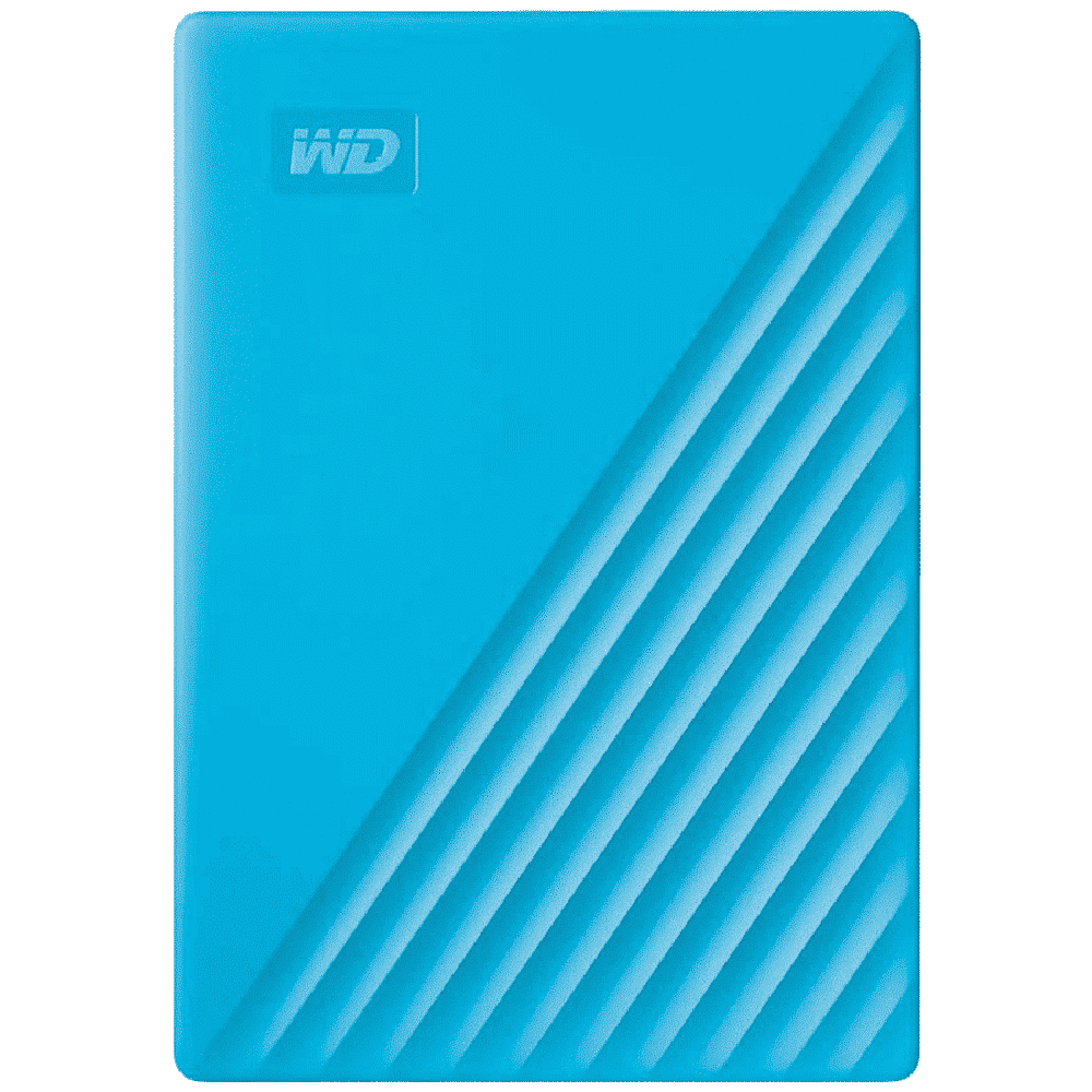 Western Digital My Passport 4TB USB (3.2) Portable Hard Disk Drive (Password Protection, Sky) Western Digital My Passport 4TB USB (3.2) Portable Hard Disk Drive (Password Protection, Sky)_1