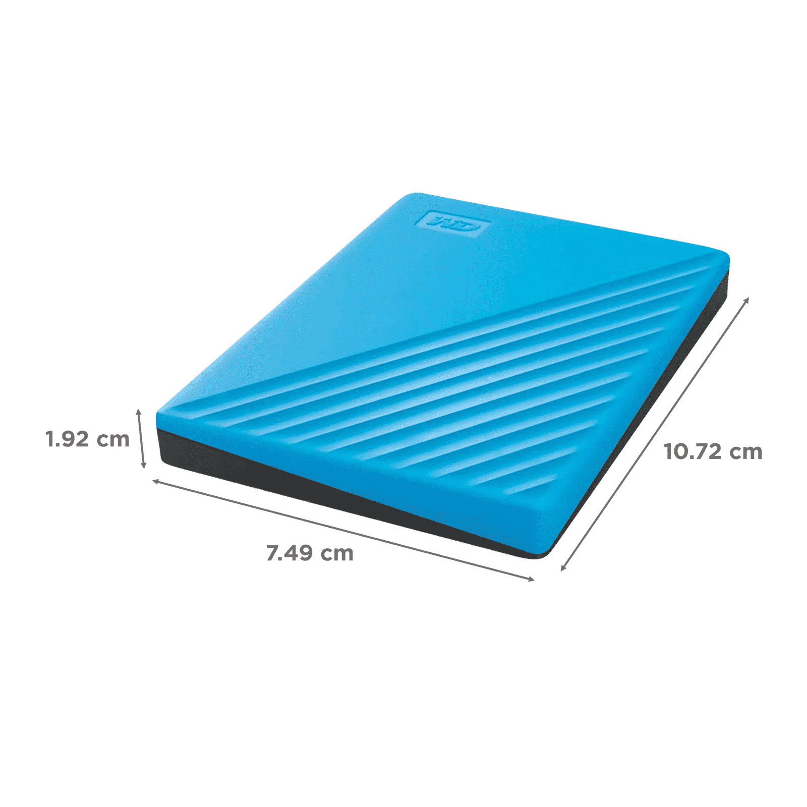 Western Digital My Passport 2TB USB (3.2) Portable Hard Disk Drive (Automatic Backup, Sky)_2