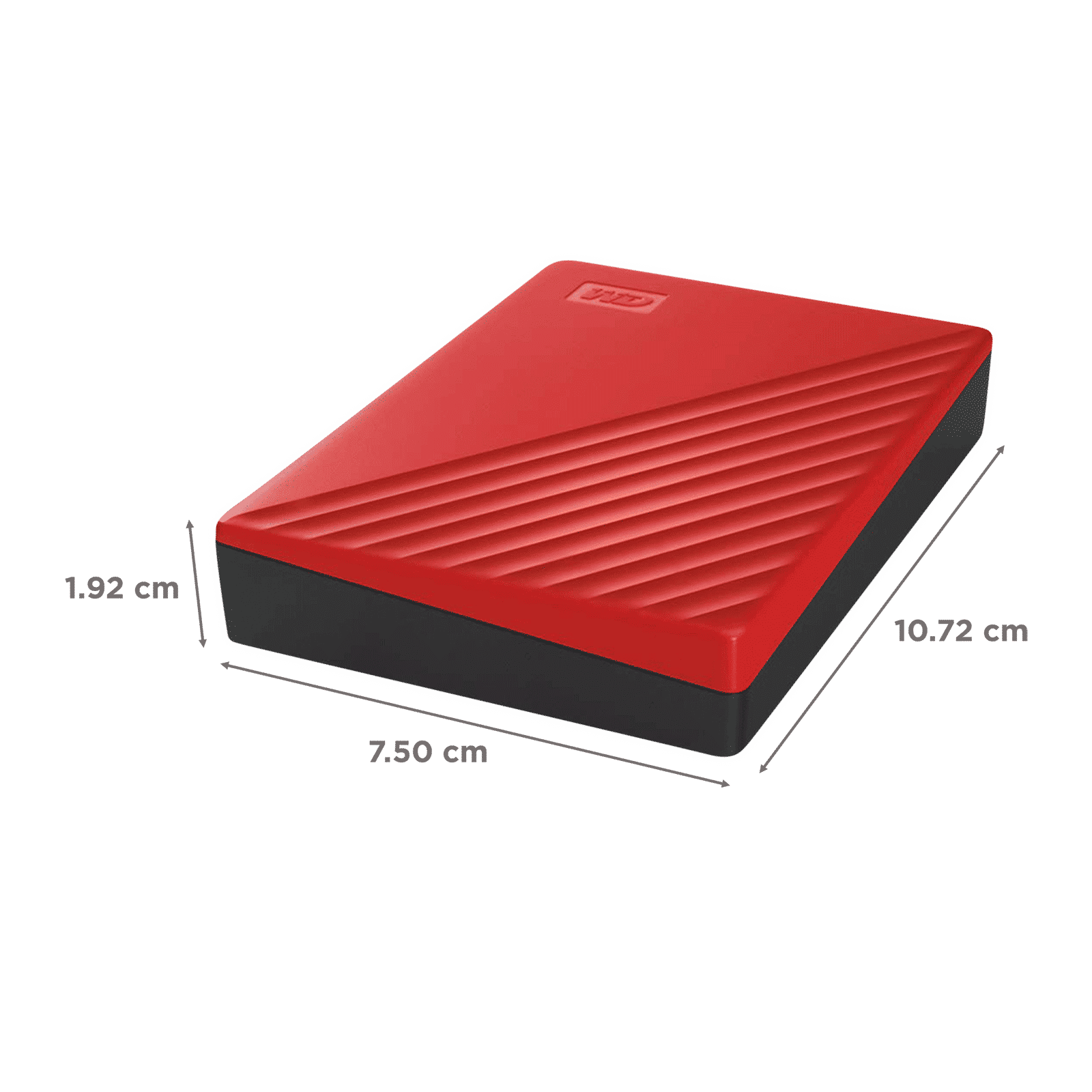 Western Digital My Passport 4TB USB 3.2 Hard Disk Drive (WDBPKJ0040BRD-WESN, Red)_2