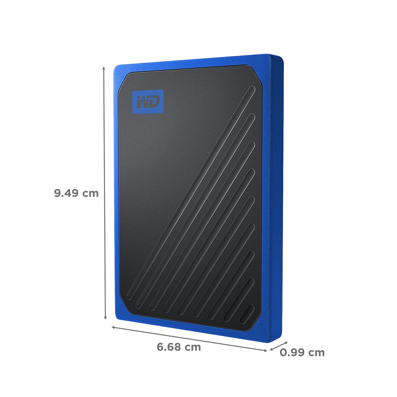 Western Digital My Passport Go 500GB USB 3.0 Solid State Drive (Compact and Integrated, WDBMCG5000ABT-WESN, Black/Cobalt Trim) Western Digital My Passport Go 500GB USB 3.0 Solid State Drive (Compact and Integrated, WDBMCG5000ABT-WESN, Black/Cobalt Trim)_2