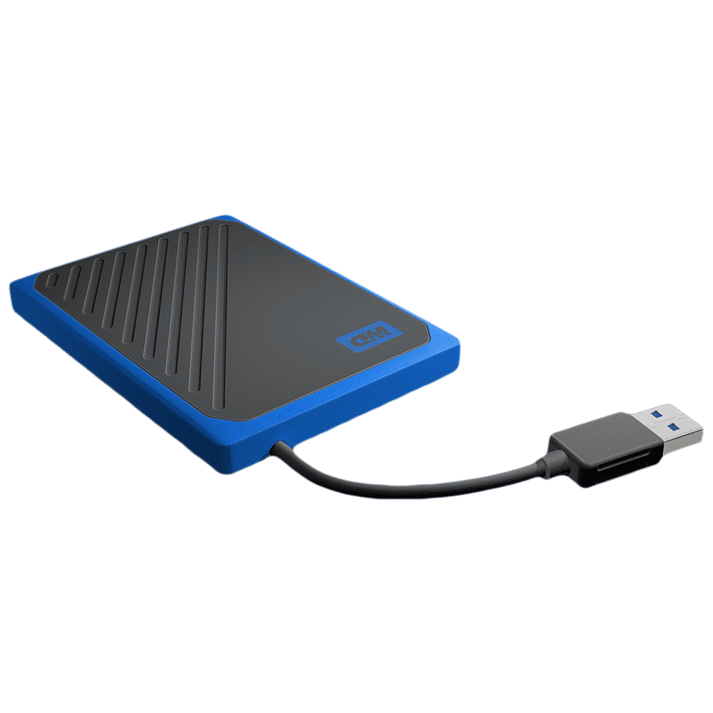 Western Digital My Passport Go 500GB USB 3.0 Solid State Drive (Compact and Integrated, WDBMCG5000ABT-WESN, Black/Cobalt Trim) Western Digital My Passport Go 500GB USB 3.0 Solid State Drive (Compact and Integrated, WDBMCG5000ABT-WESN, Black/Cobalt Trim)_6