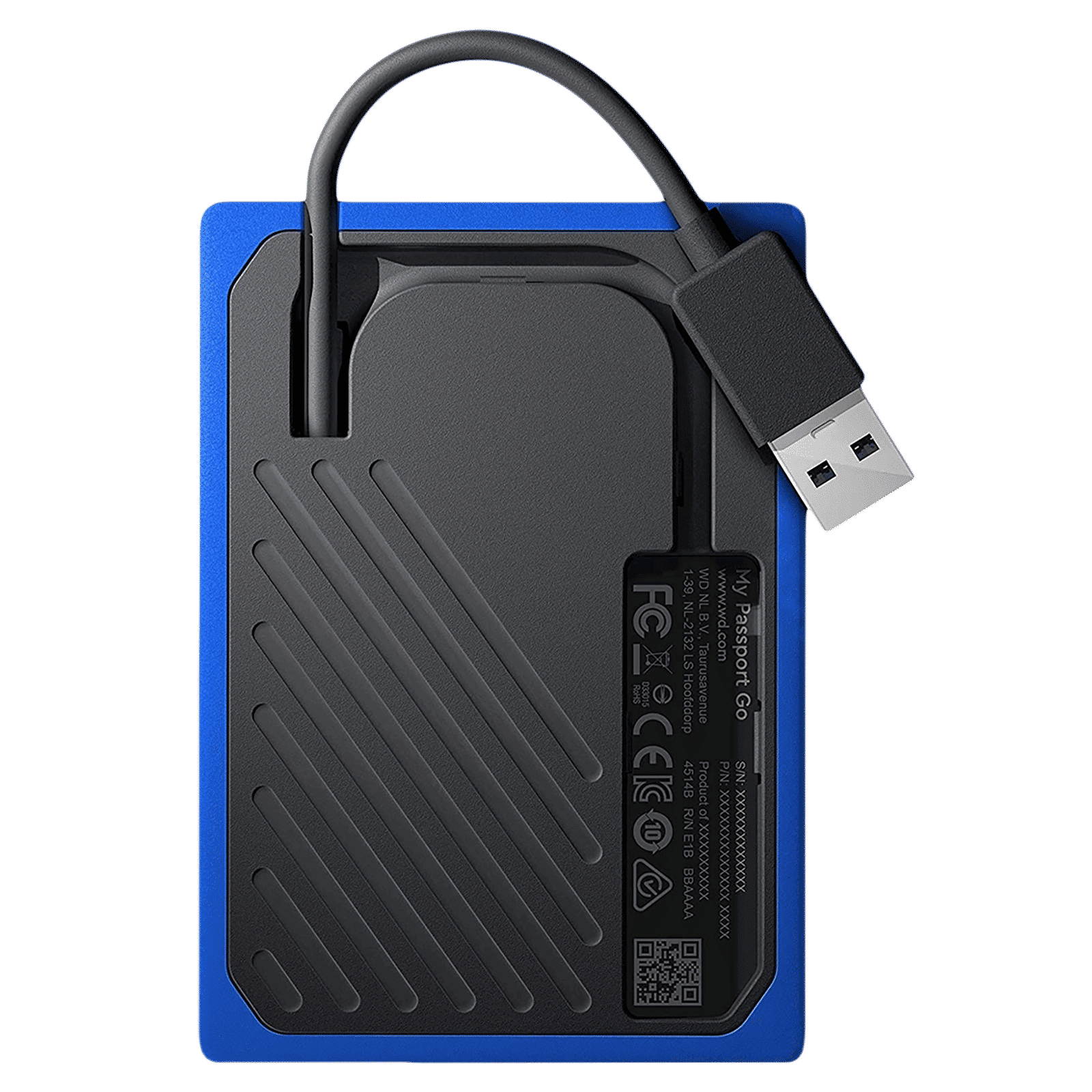 Western Digital My Passport Go 500GB USB 3.0 Solid State Drive (Compact and Integrated, WDBMCG5000ABT-WESN, Black/Cobalt Trim) Western Digital My Passport Go 500GB USB 3.0 Solid State Drive (Compact and Integrated, WDBMCG5000ABT-WESN, Black/Cobalt Trim)_9