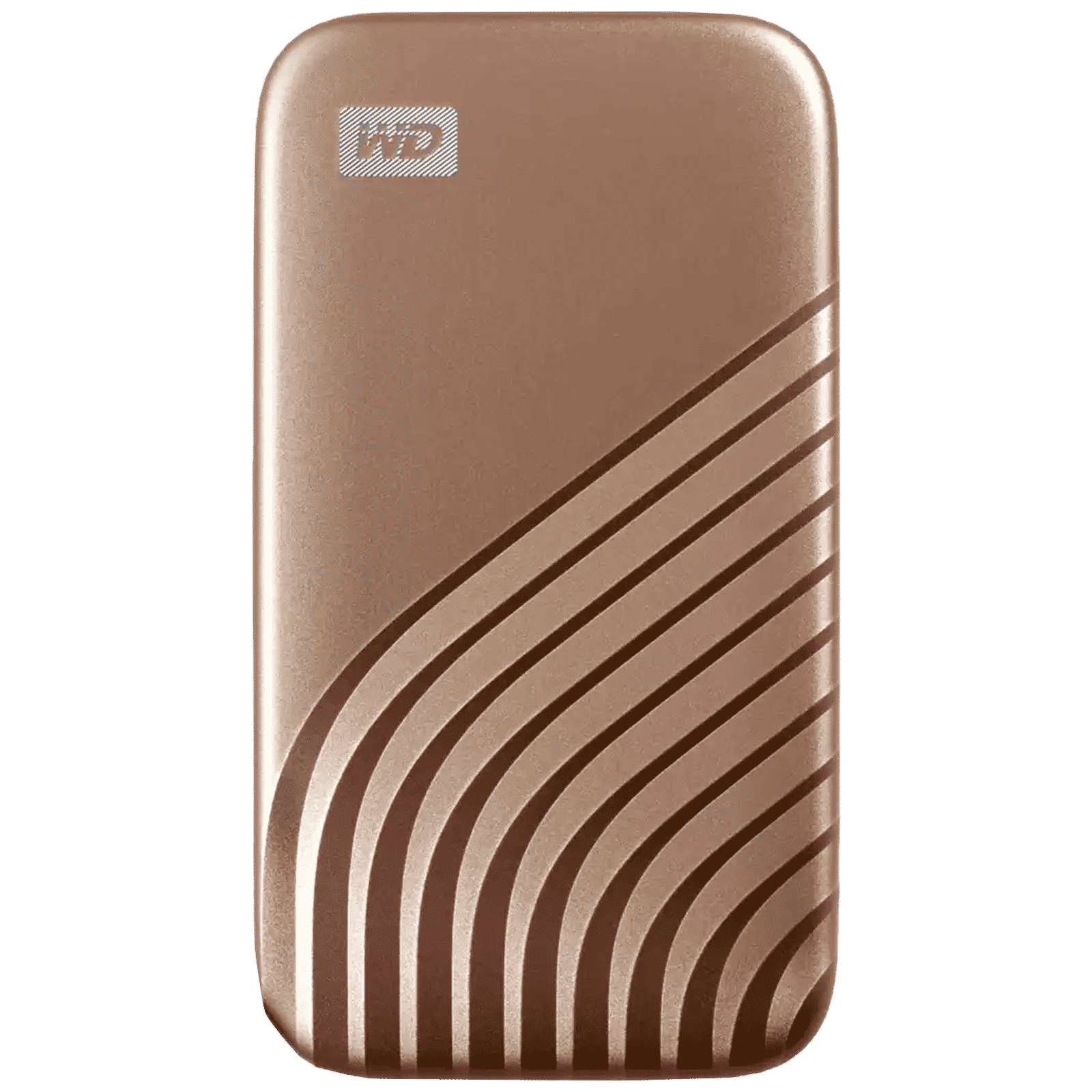 Western Digital My Passport 500GB USB Type-C (3.2) Portable Solid State Drive (Password Protection, Gold)_1