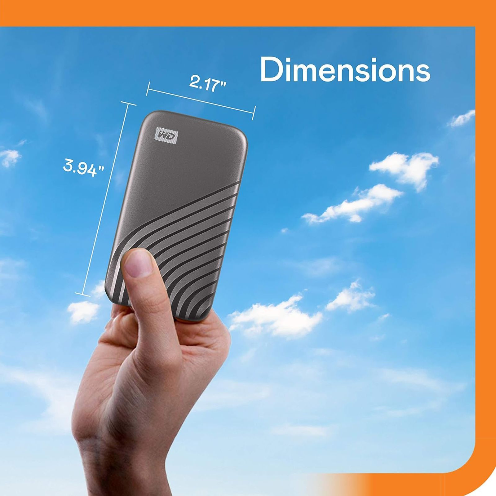 Western Digital My Passport 500GB USB Type-C (3.2) Portable Solid State Drive (Password Protection, Space Grey)_14