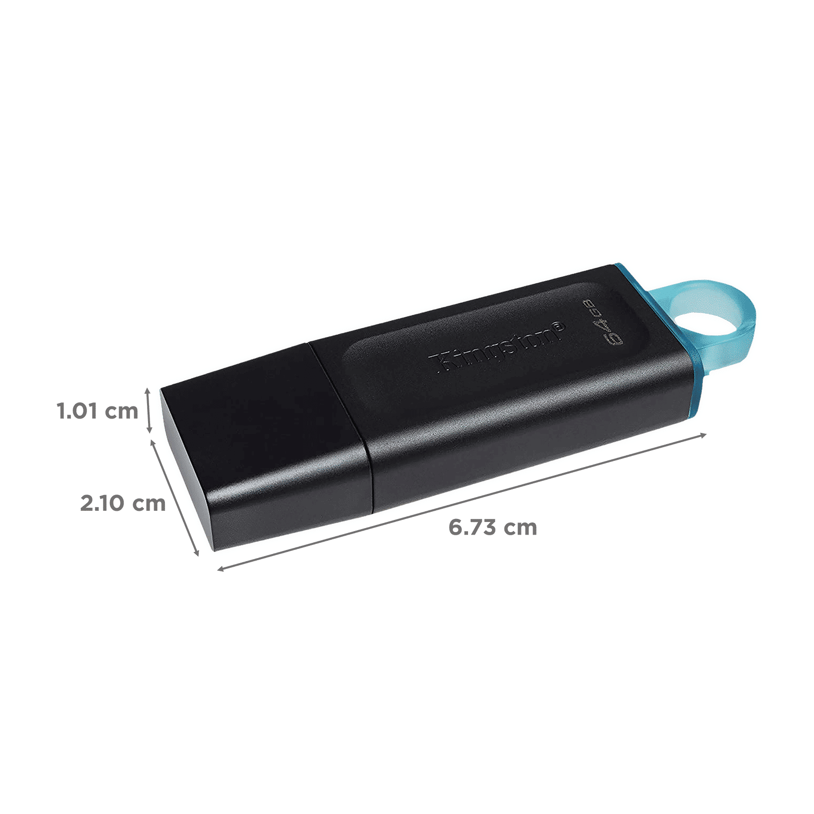 Kingston DataTraveler Exodia 64GB USB 3.2 Flash Drive (200 MB/s Read Speed, DTX/64GB, Black)_2