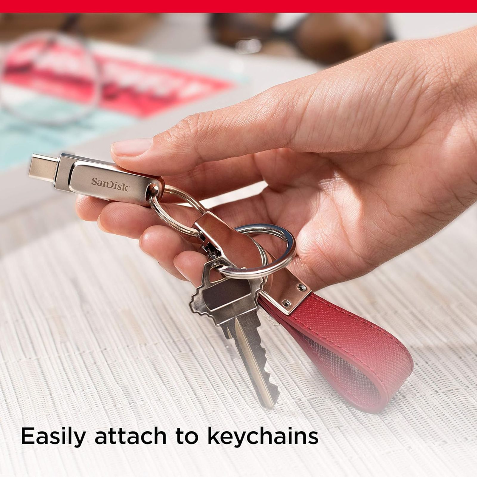 SanDisk Ultra Dual Drive Luxe 32GB USB Type A (3.2), USB Type C (3.2) OTG Pen Drive (Swivel Design to Protect Connectors, Silver) SanDisk Ultra Dual Drive Luxe 32GB USB Type A (3.2), USB Type C (3.2) OTG Pen Drive (Swivel Design to Protect Connectors, Silver)_5