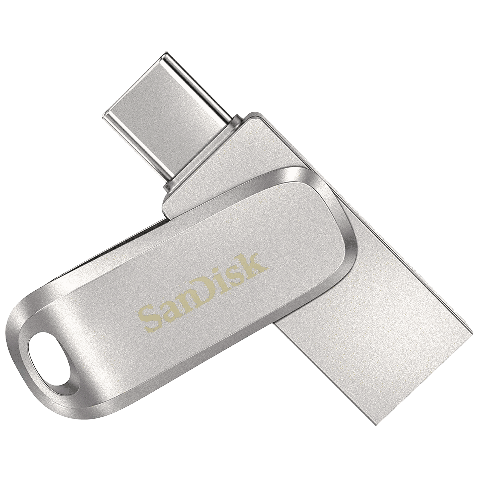 SanDisk Ultra Dual Drive Luxe 64GB USB Type A (3.2), USB Type C (3.2) OTG Pen Drive (Swivel Design to Protect Connectors, Silver) SanDisk Ultra Dual Drive Luxe 64GB USB Type A (3.2), USB Type C (3.2) OTG Pen Drive (Swivel Design to Protect Connectors, Silver)_6