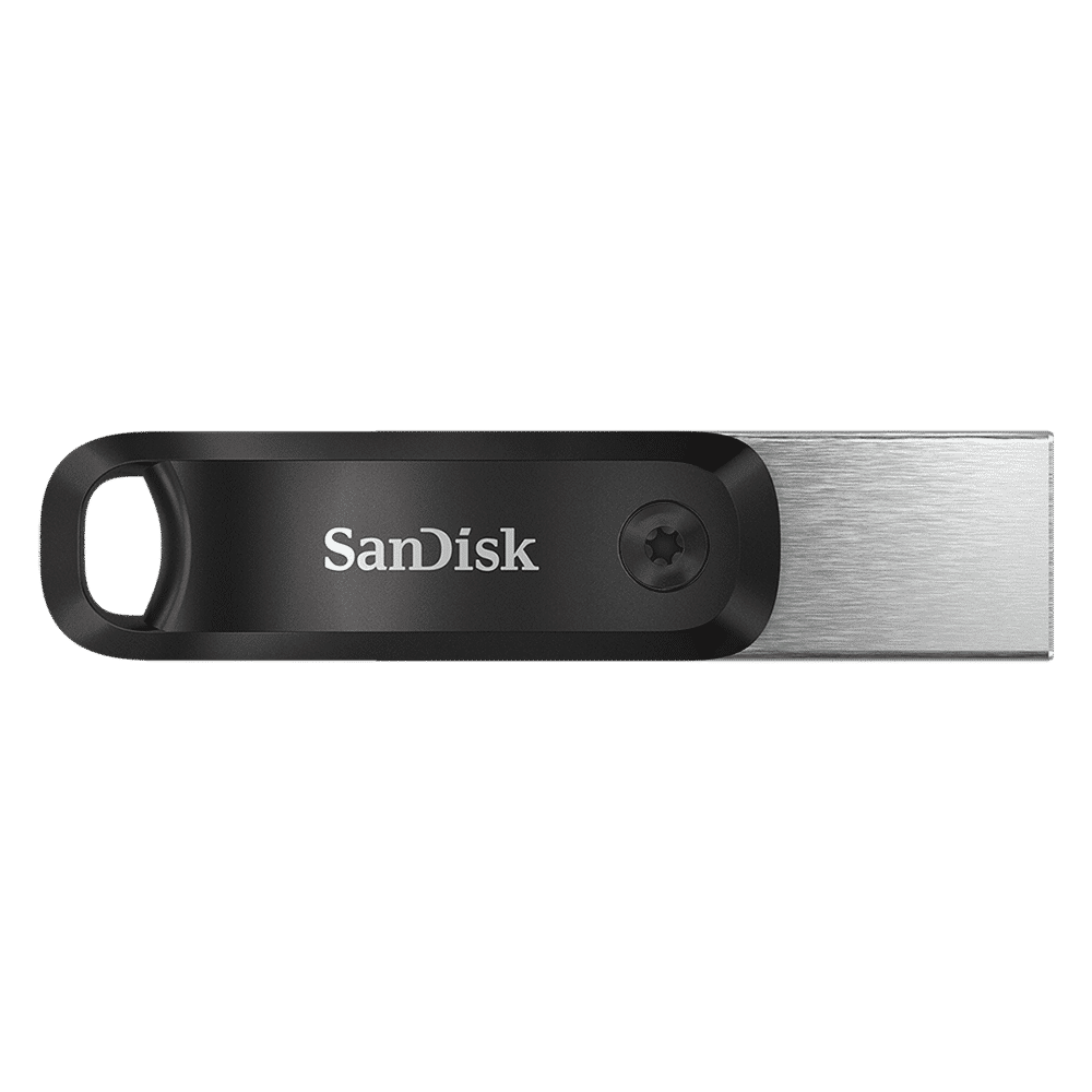 SanDisk iXpand 64GB USB Type A (3.0) Pen Drive (Dual-Purpose Swivel with Keyring Hole, Black)_1