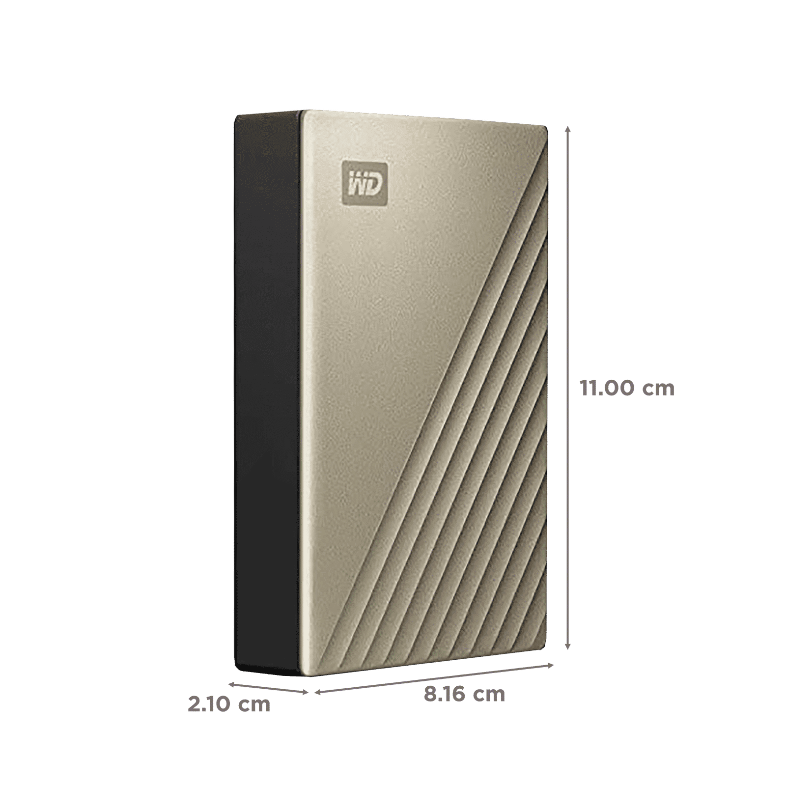 Western Digital My Passport Ultra 4TB USB (3.0) Portable Hard Disk Drive (Automatic Backup, Gold)_2