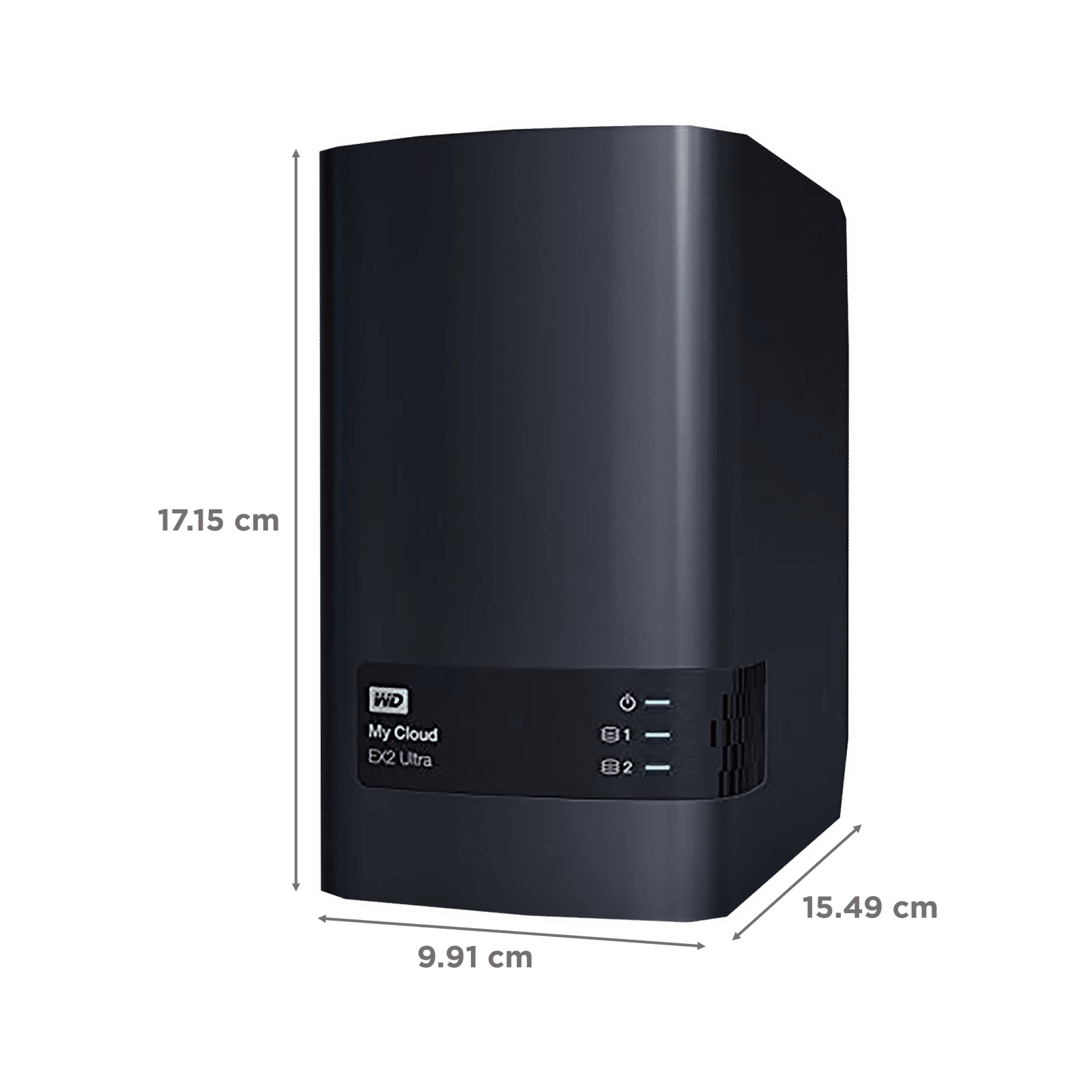 Western Digital My Cloud EX2 Ultra 4TB USB (3.0) Hard Disk Drive (Automatic Backup, Black)_2