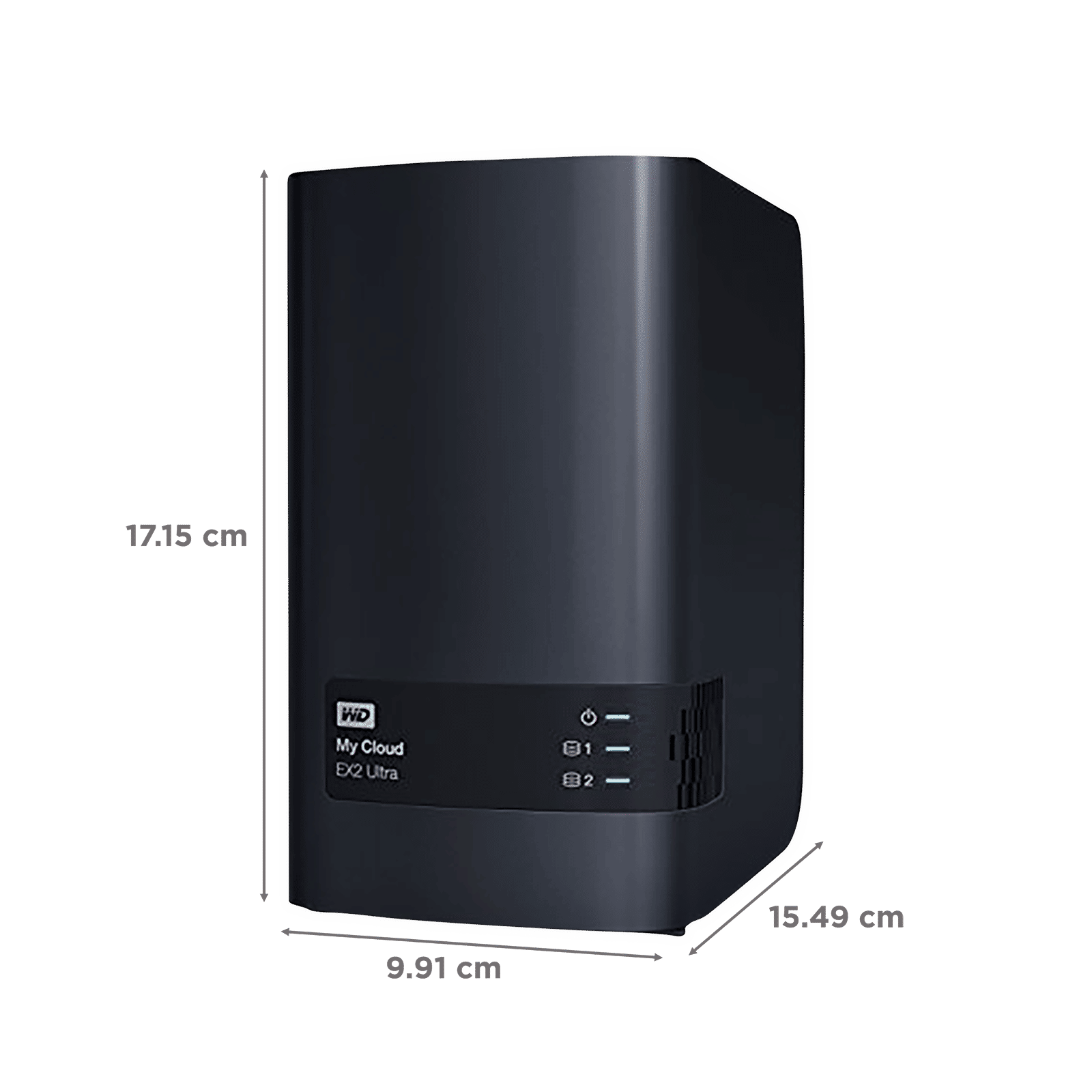 Western Digital My Cloud EX2 Ultra Diskless USB 1.1 Network Attached Storage (Automatic Backup, BVBZ0000NCH-BESN, Black)_2