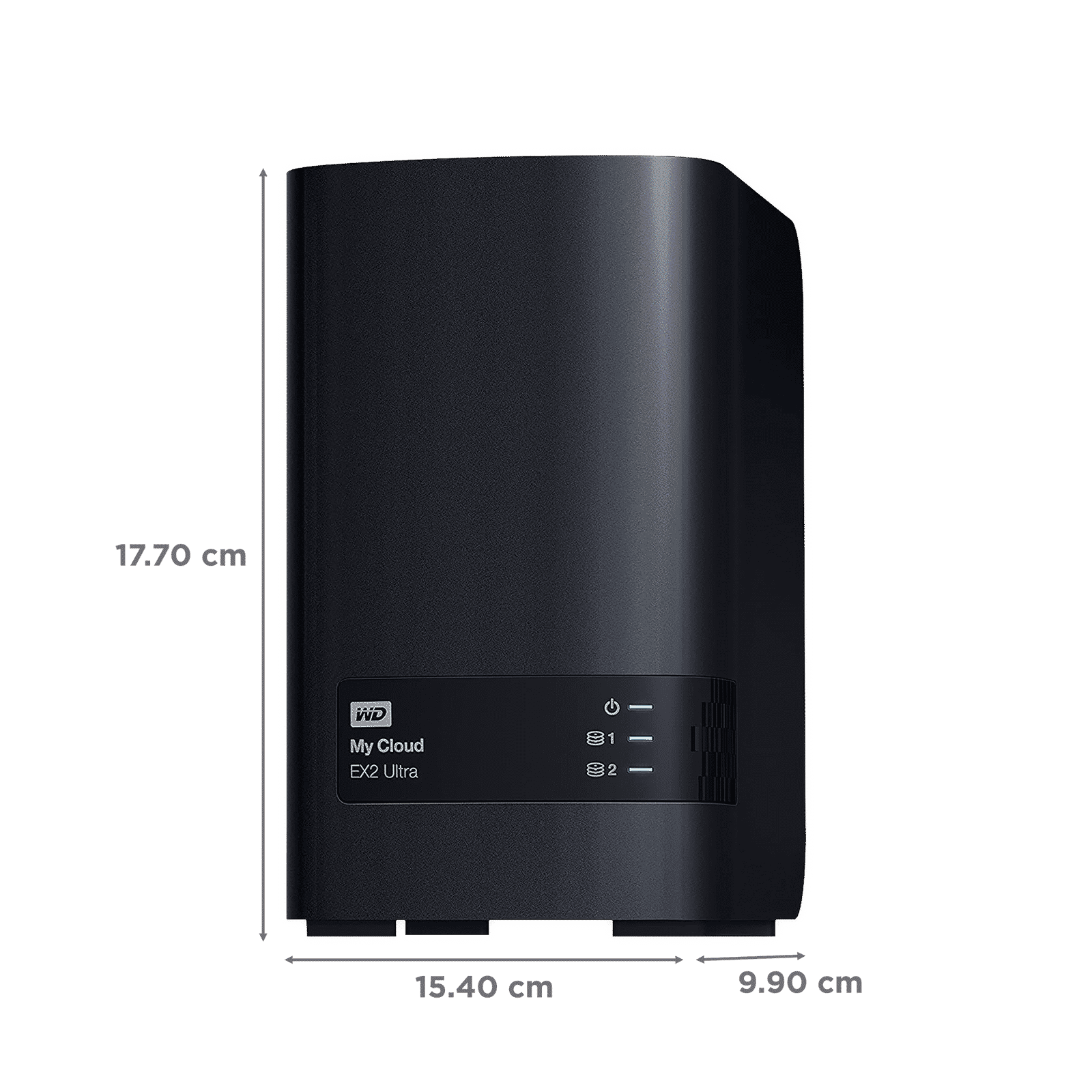 Western Digital My Cloud Expert Series EX2 Ultra 8 TB USB 3.0 Network Attached Storage (Multiple RAID Options, BVBZ0080JCH-BESN, Black)_2
