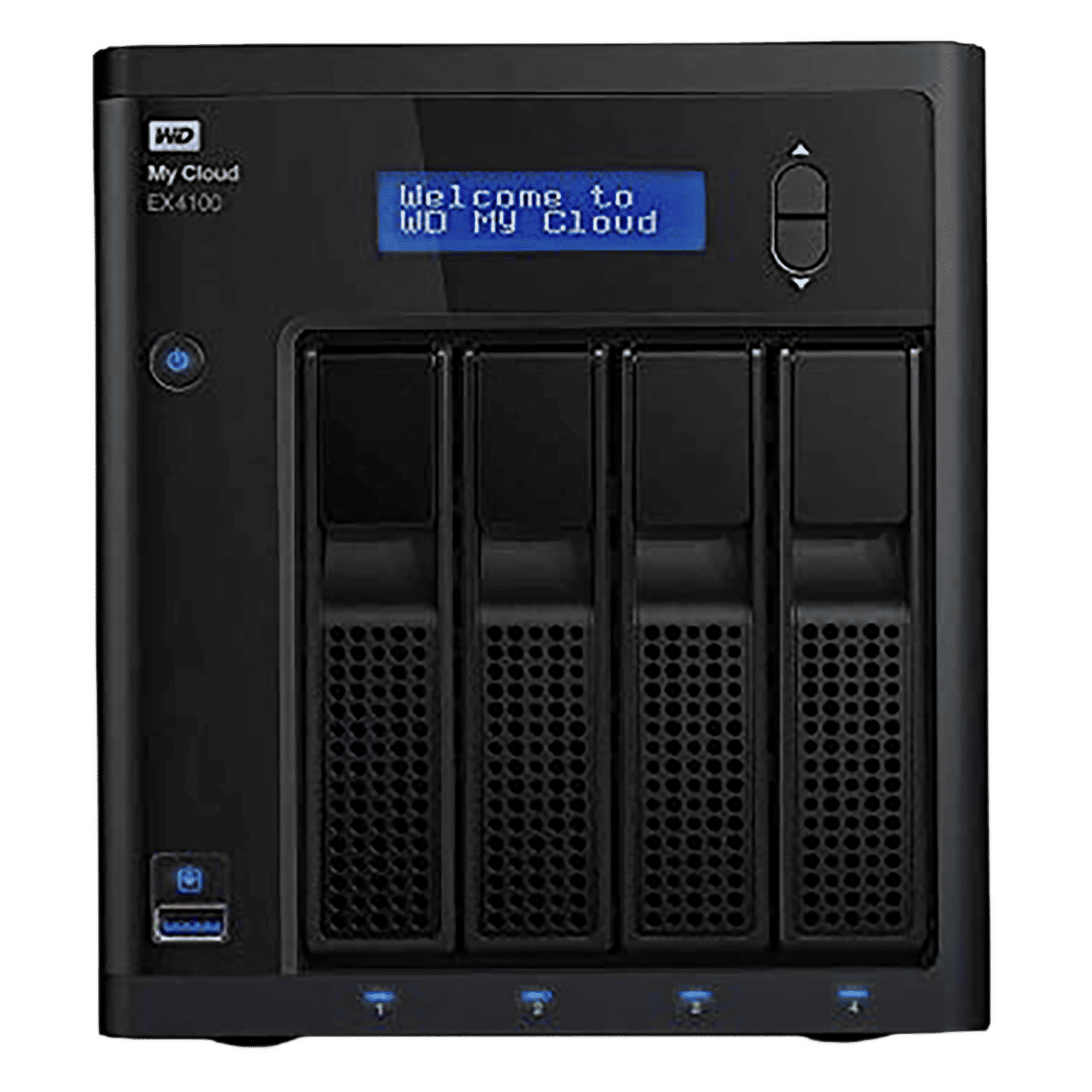 Western Digital My Cloud Pro Series PR4100 Diskless USB 1.1 Network Attached Storage (Automatic Backup, WDBNFA0000NBK-BESN, Black)_1