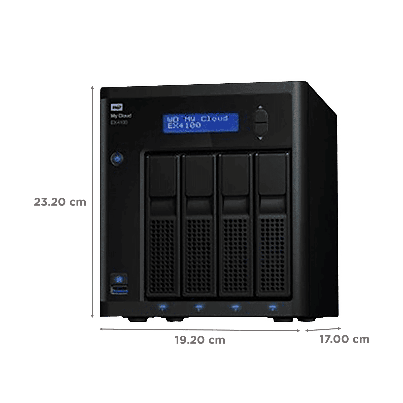 Western Digital My Cloud 24 TB USB 3.0 Network Attached Storage (JBOD Easy Set Up, WDBWZE0240KBK-BESN, Black) Western Digital My Cloud 24 TB USB 3.0 Network Attached Storage (JBOD Easy Set Up, WDBWZE0240KBK-BESN, Black)_2