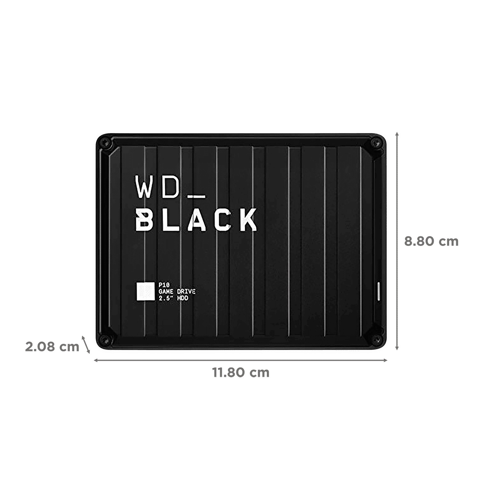 Western Digital WD_BLACK P10 5 TB USB 3.2 Game Drive (Purpose-Built For Gamers, WDBA3A0050BBK-WESN, Black)_2